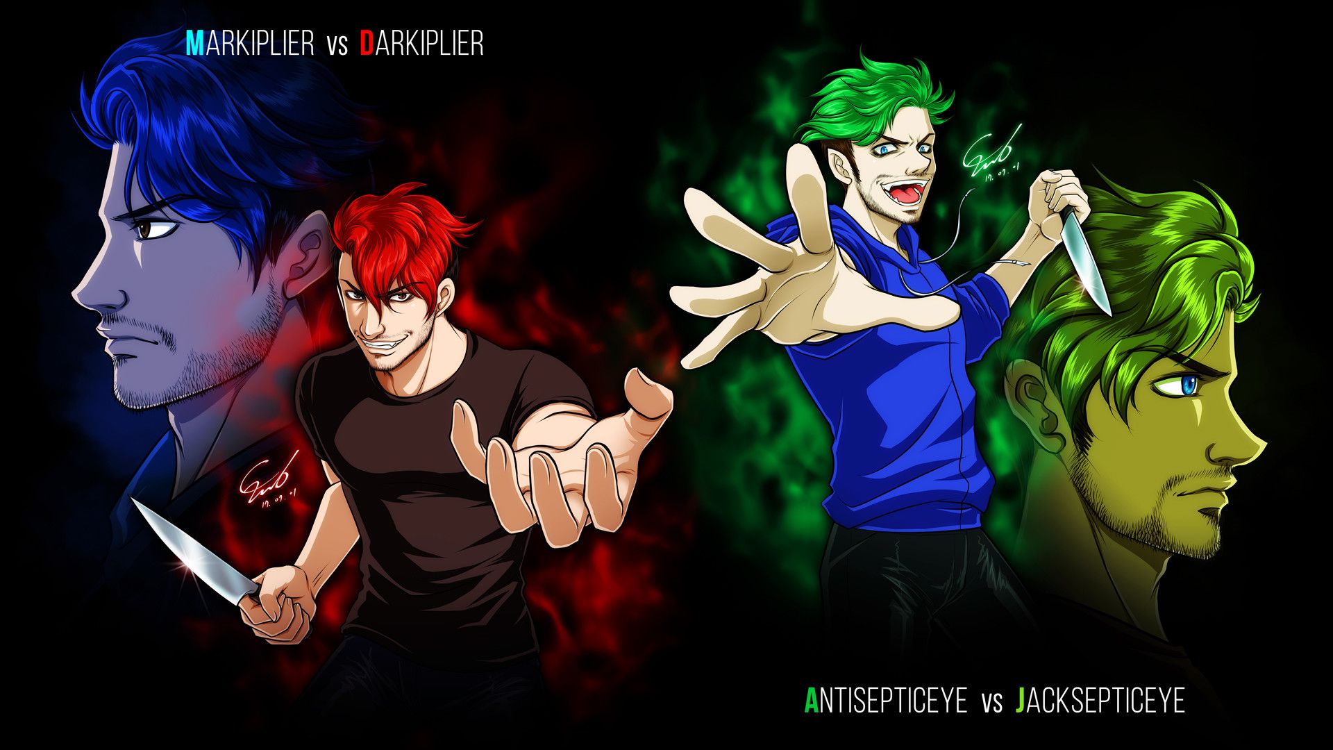 Markiplier And Jacksepticeye Wallpapers