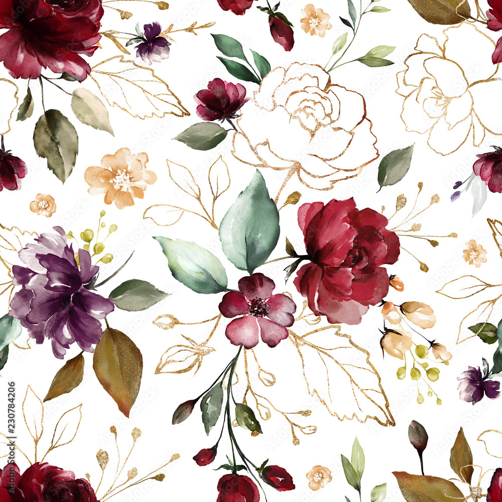 Maroon Flowers Wallpapers