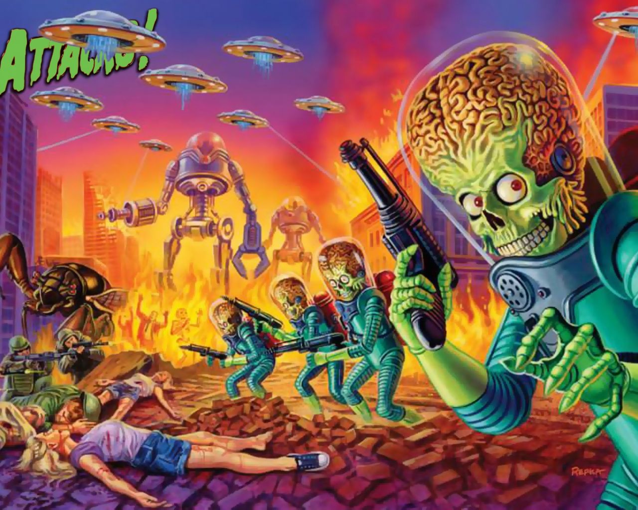 Mars Attacks Wallpapers