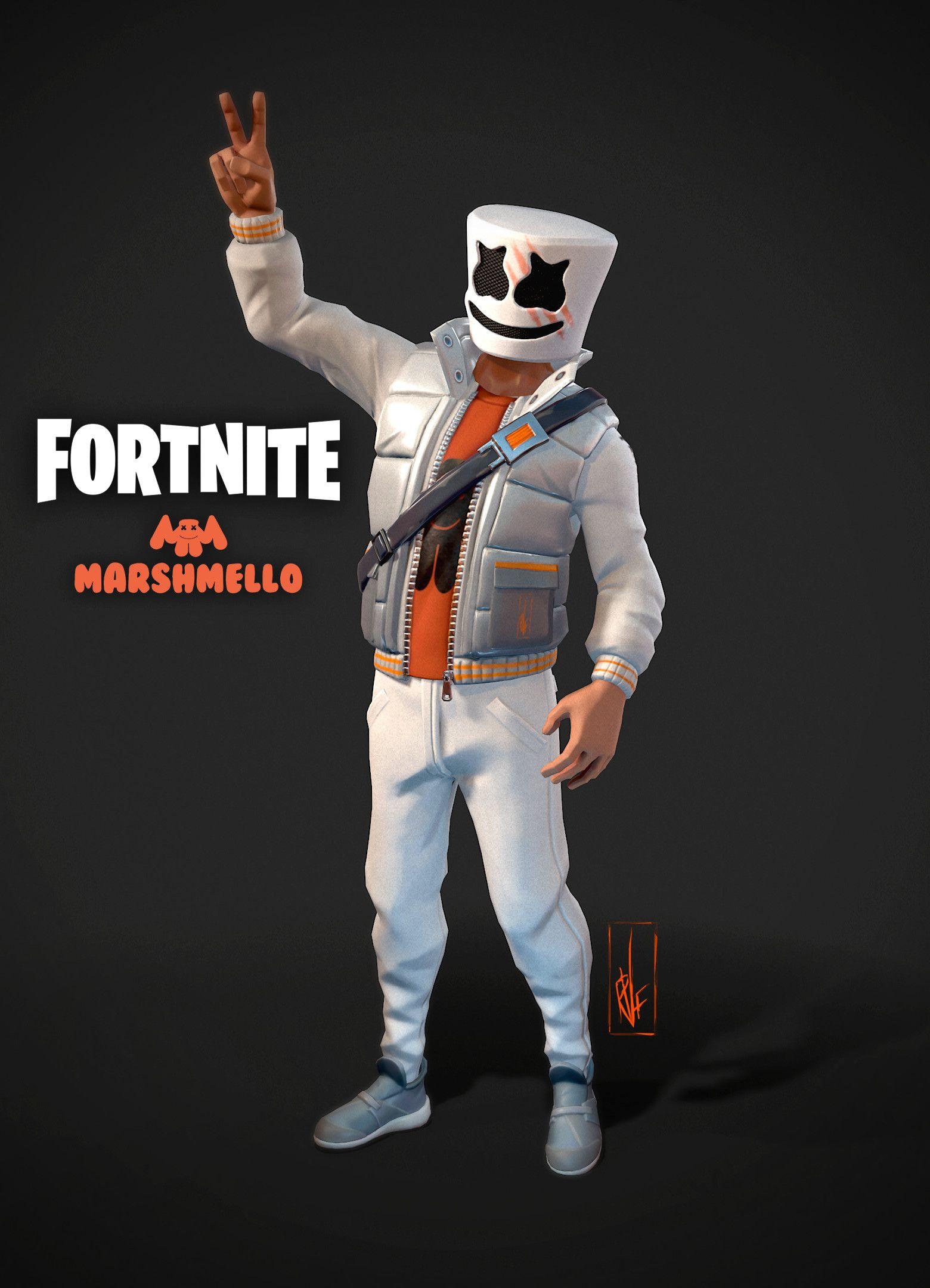 Marshmello Skin Fortnite Wallpapers