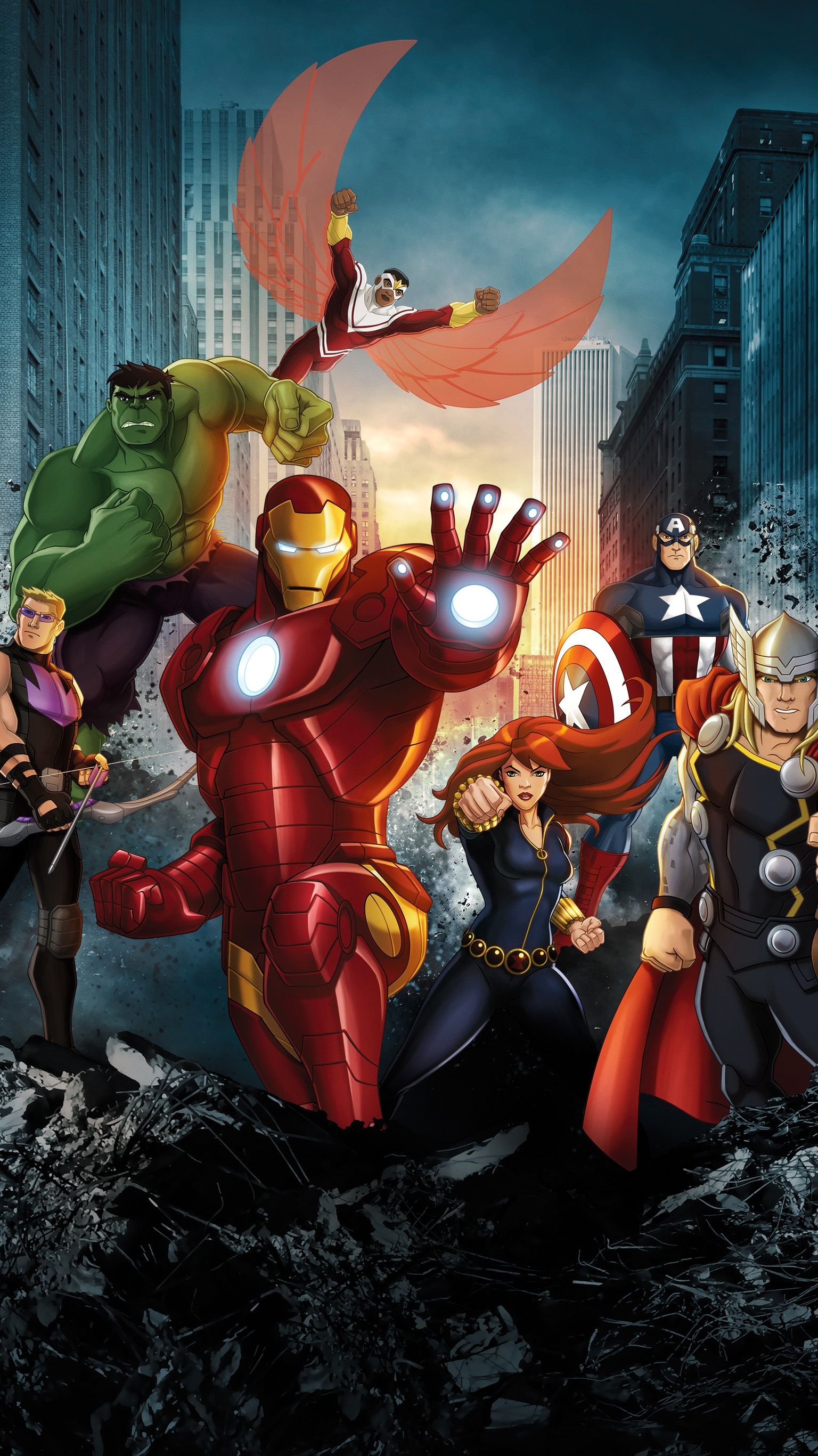 Marvel'S Avengers Assemble Comic Wallpapers