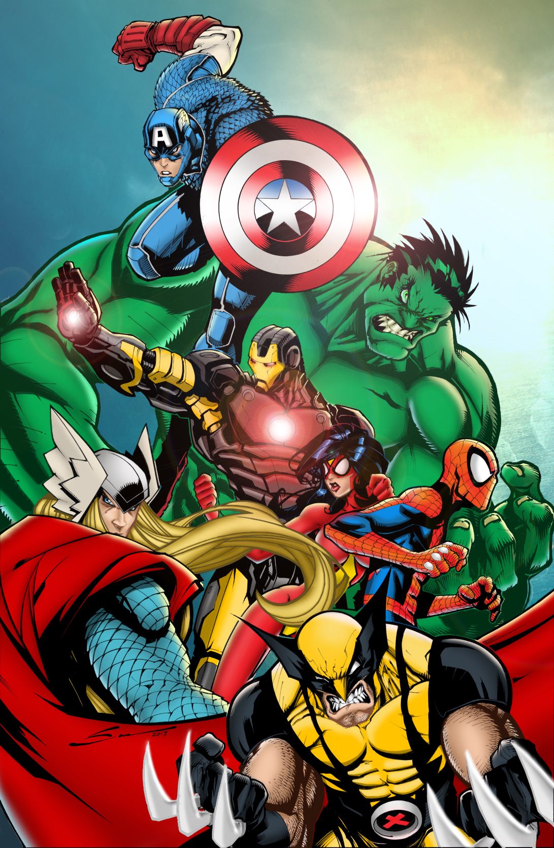 Marvel'S Avengers Assemble Comic Wallpapers