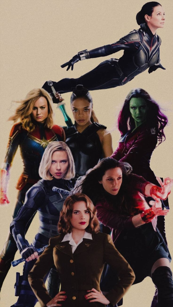 Marvel's Avengers Female Characters Wallpapers