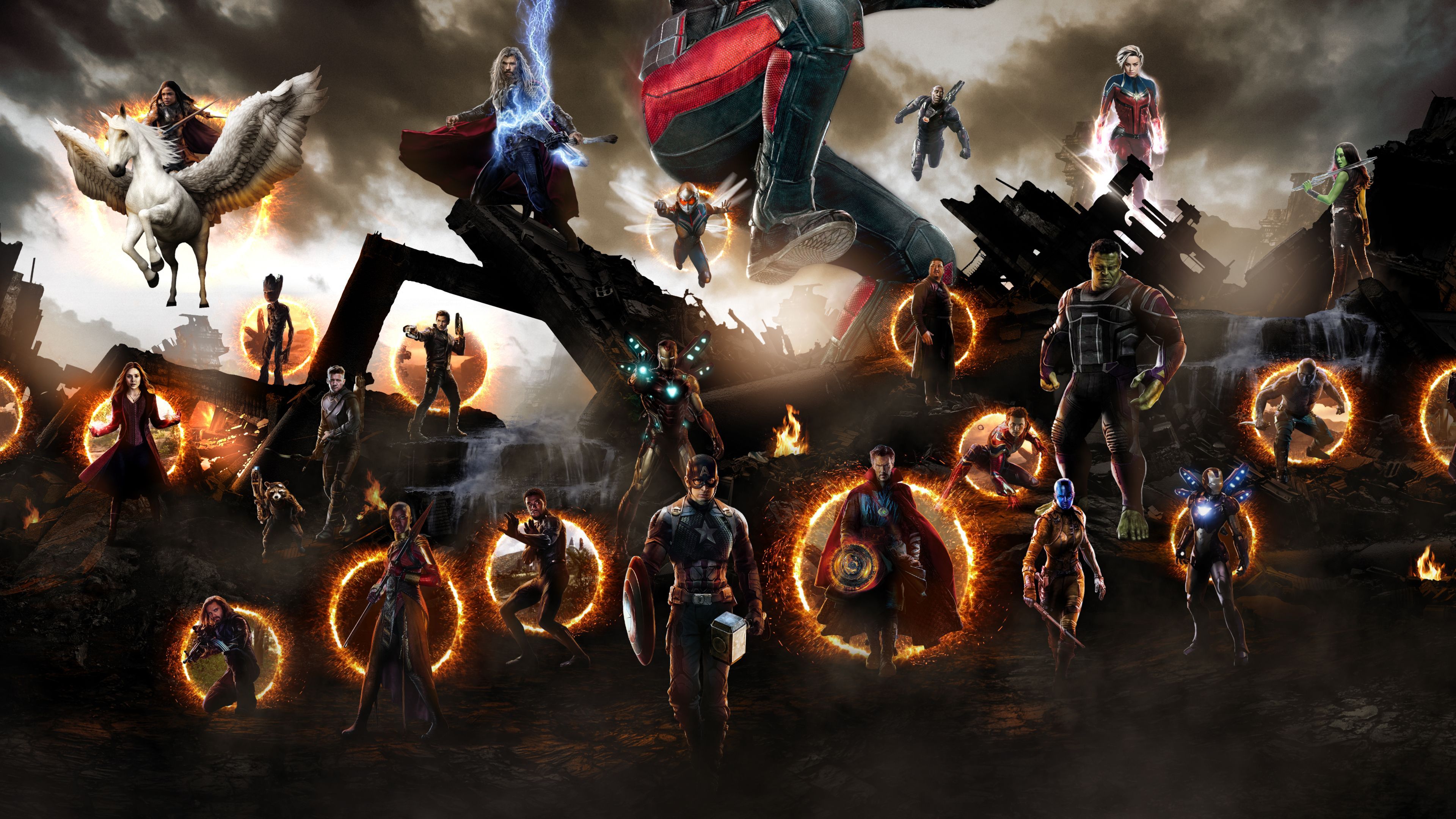 Marvel's Avengers Re Assemble Fight Wallpapers