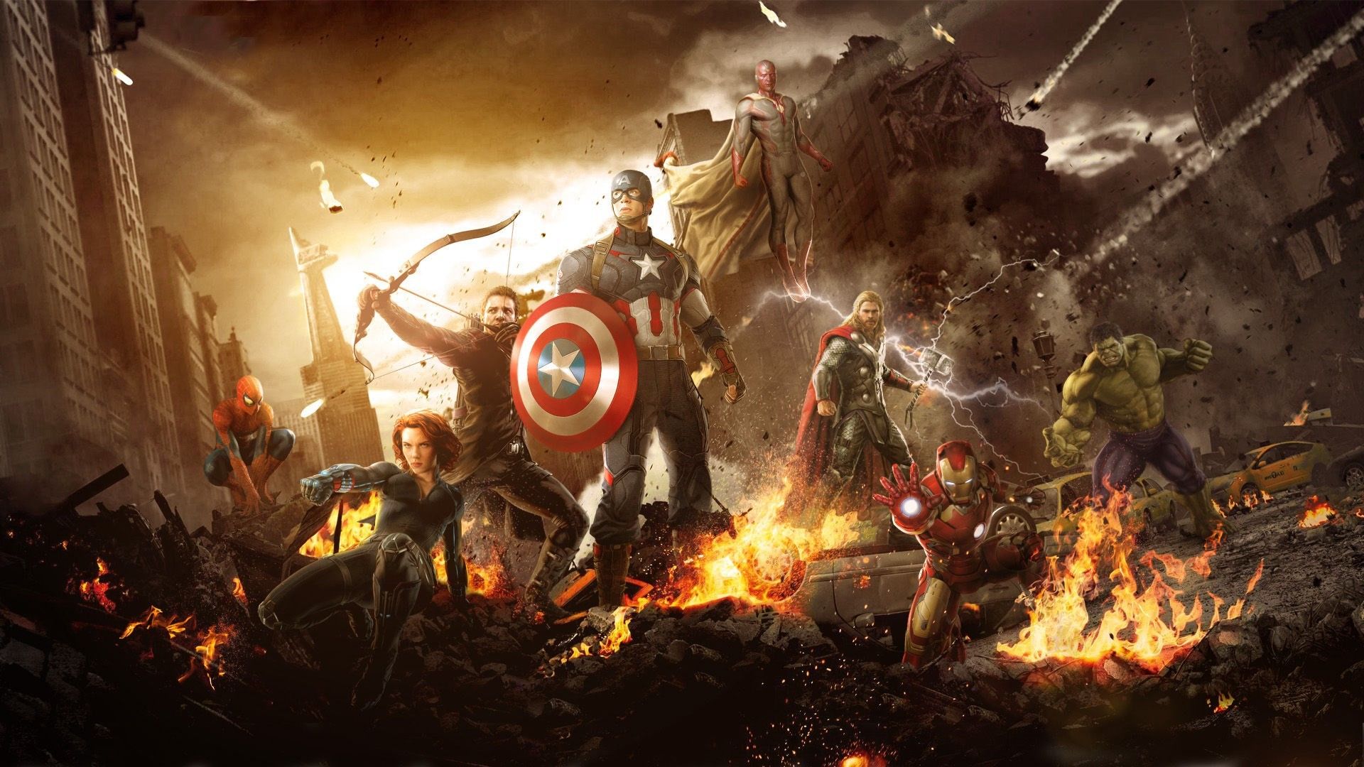 Marvel's Avengers Re Assemble Fight Wallpapers