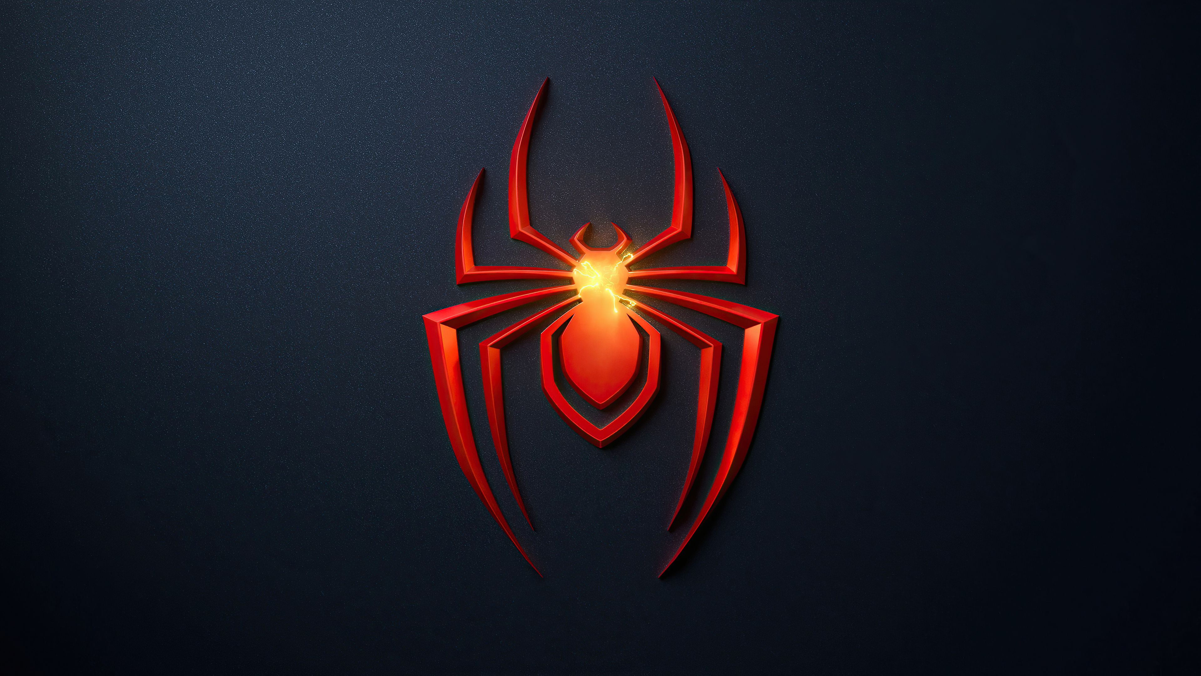 Marvel's Spider-Man Miles Morales Logo Wallpapers