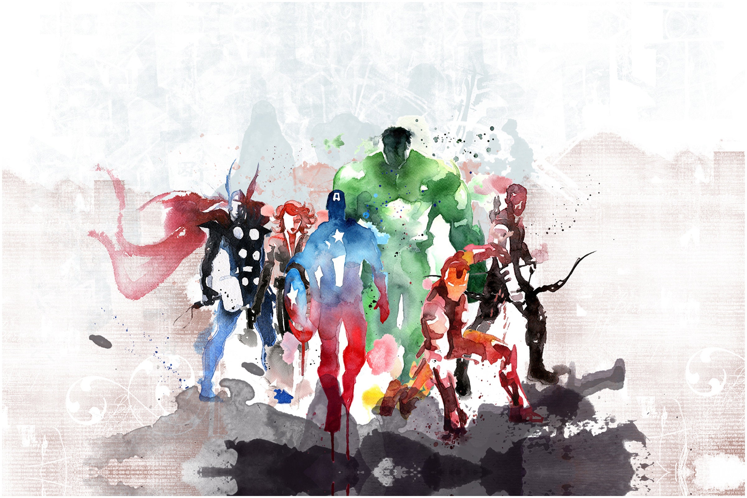 Marvel Abstracts Wallpapers