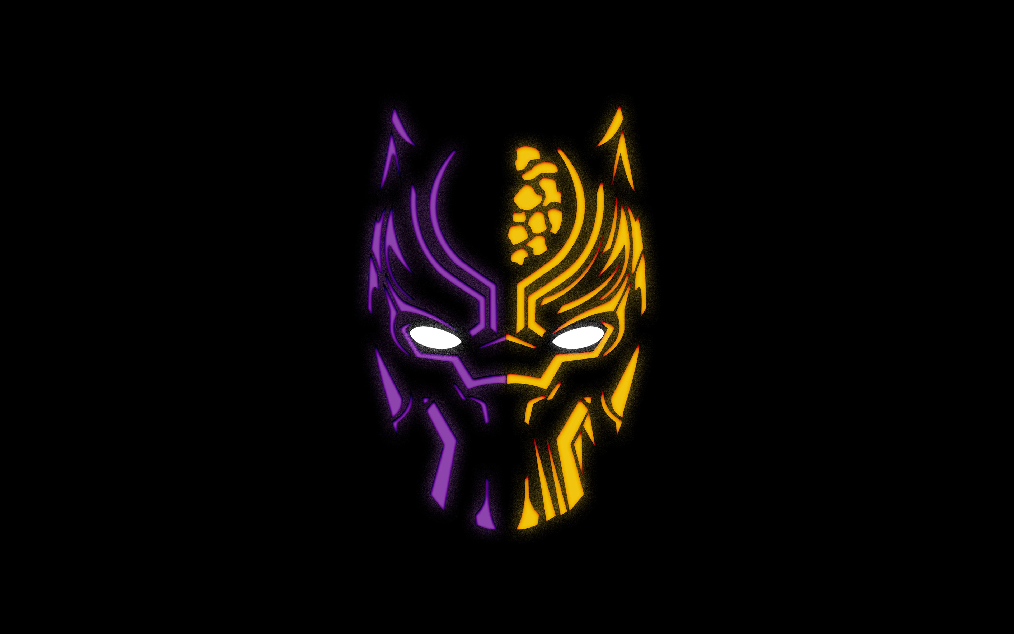 Marvel Black Panther Minimal Wallpapers