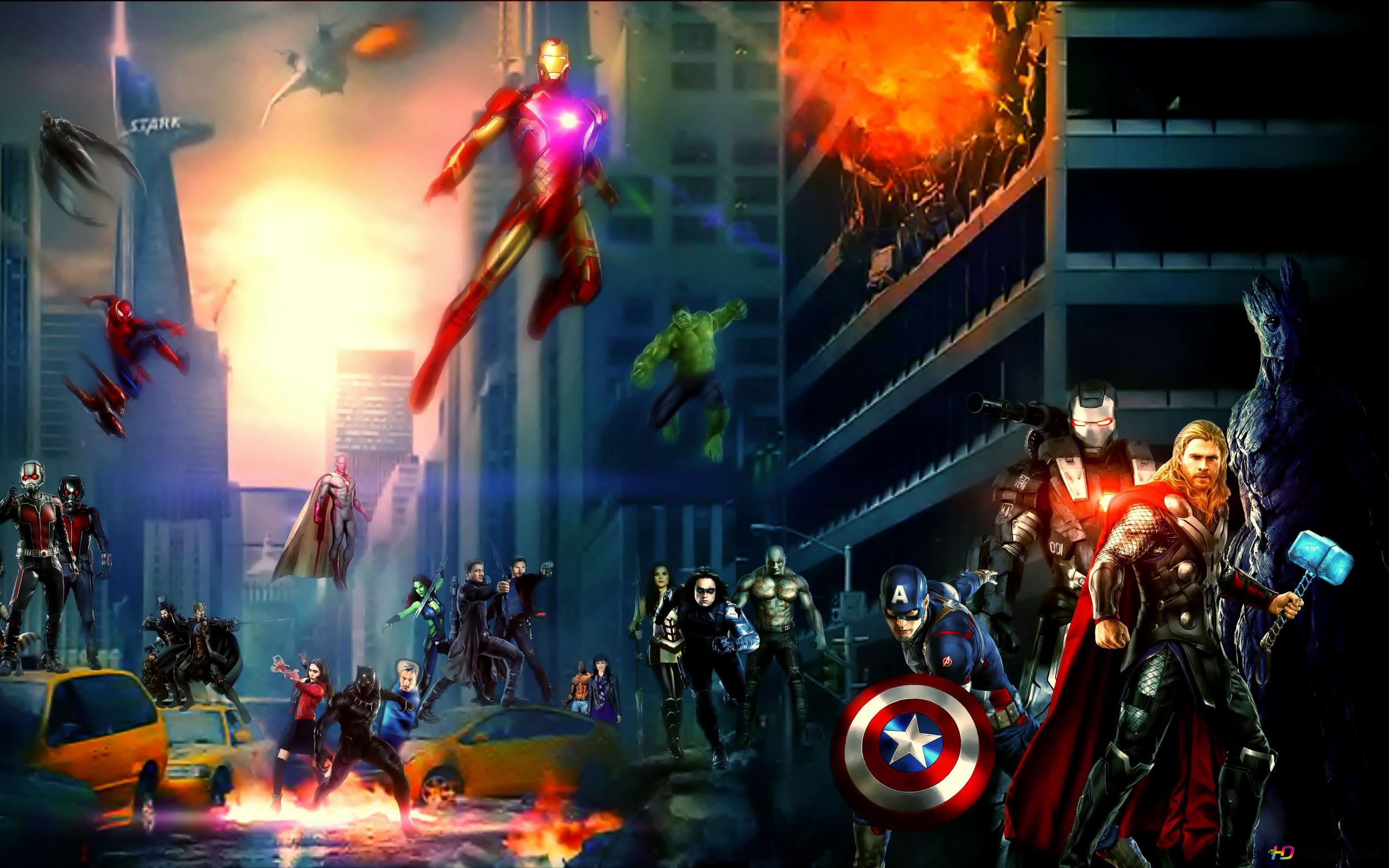 Marvel Cinematic Universe Superhero Artwork Wallpapers