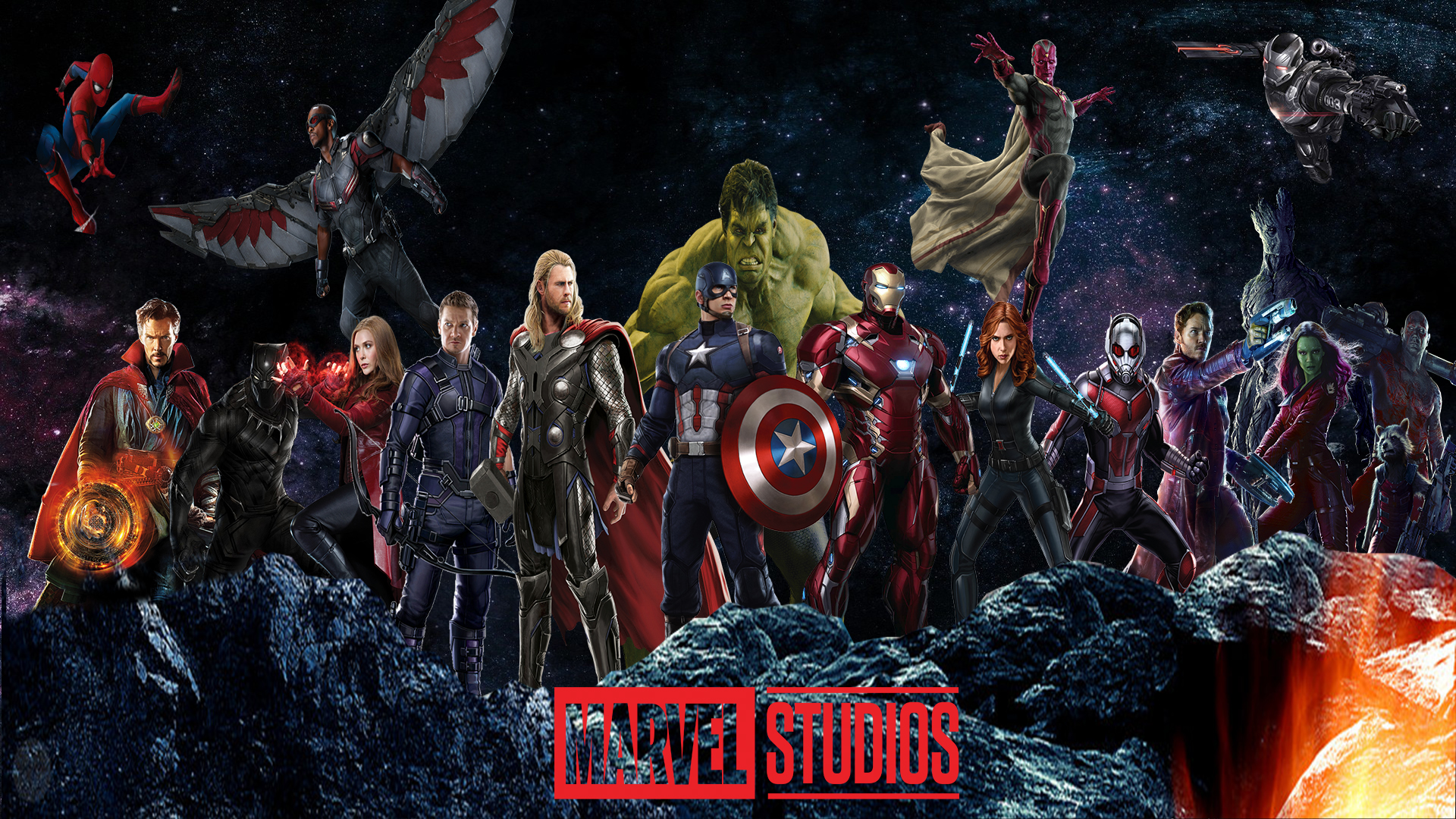 Marvel Cinematic Universe Superhero Artwork Wallpapers