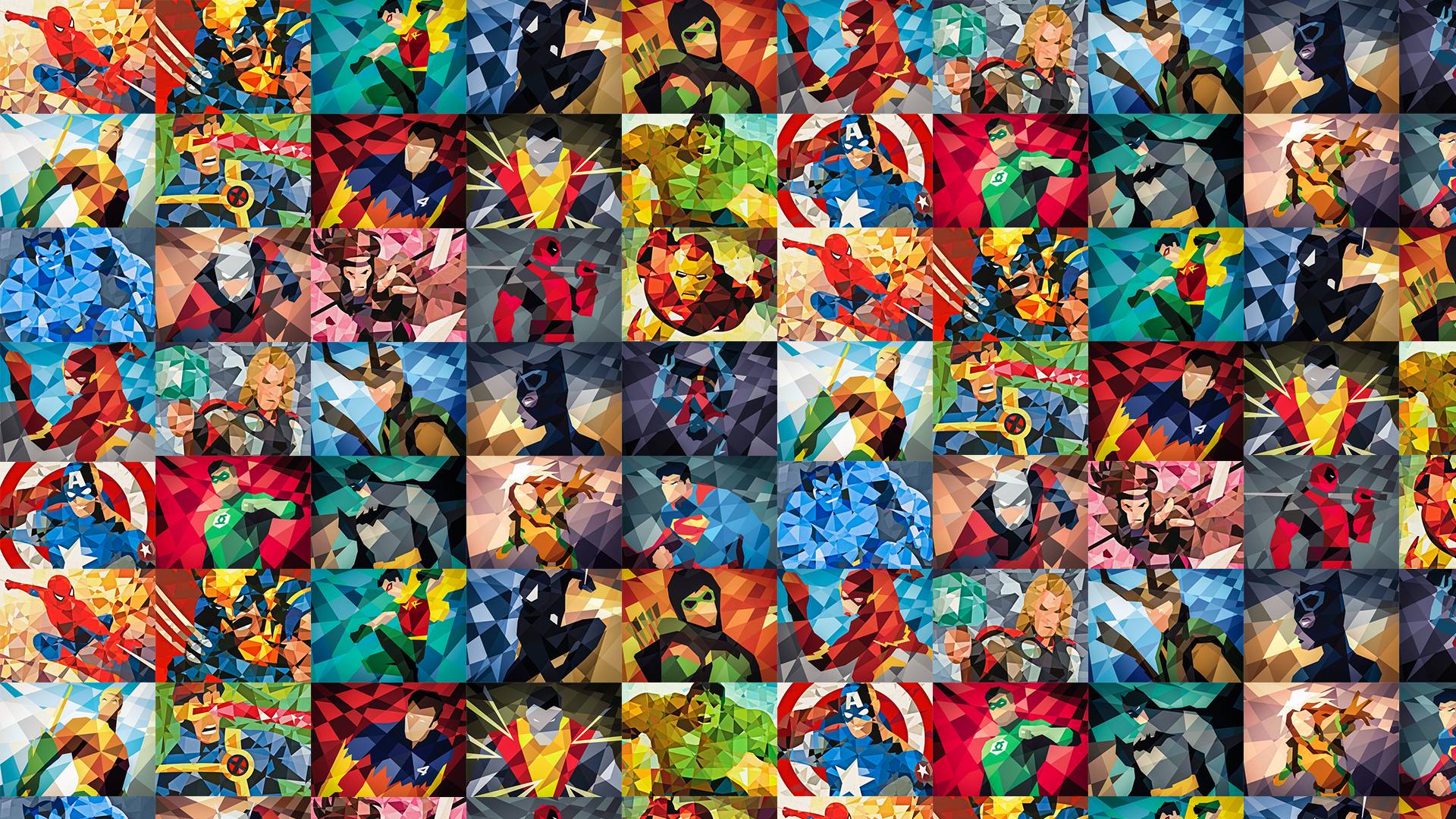 Marvel Collage Wallpapers