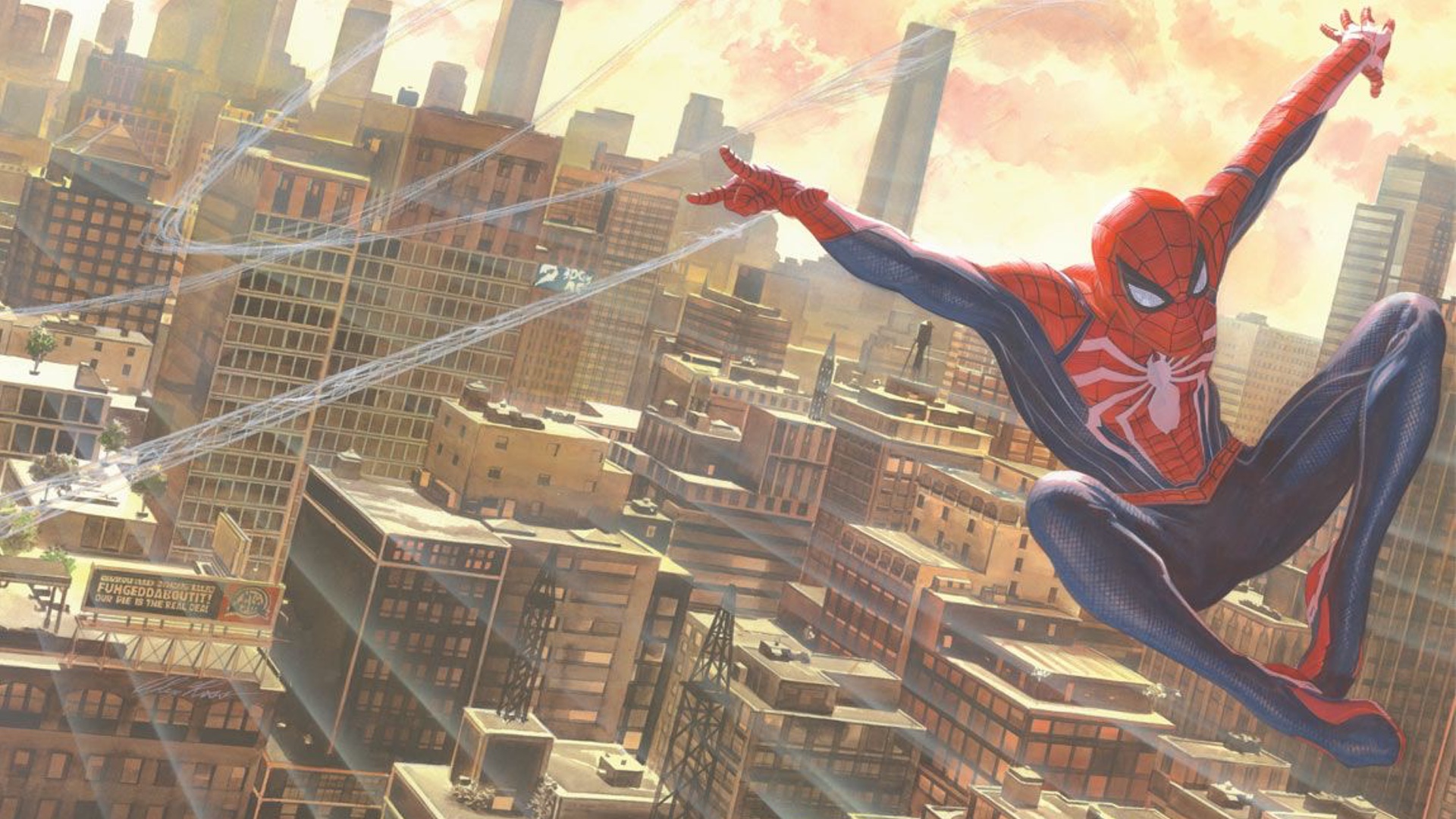 Marvel Comic Spider Man PS4 Wallpapers