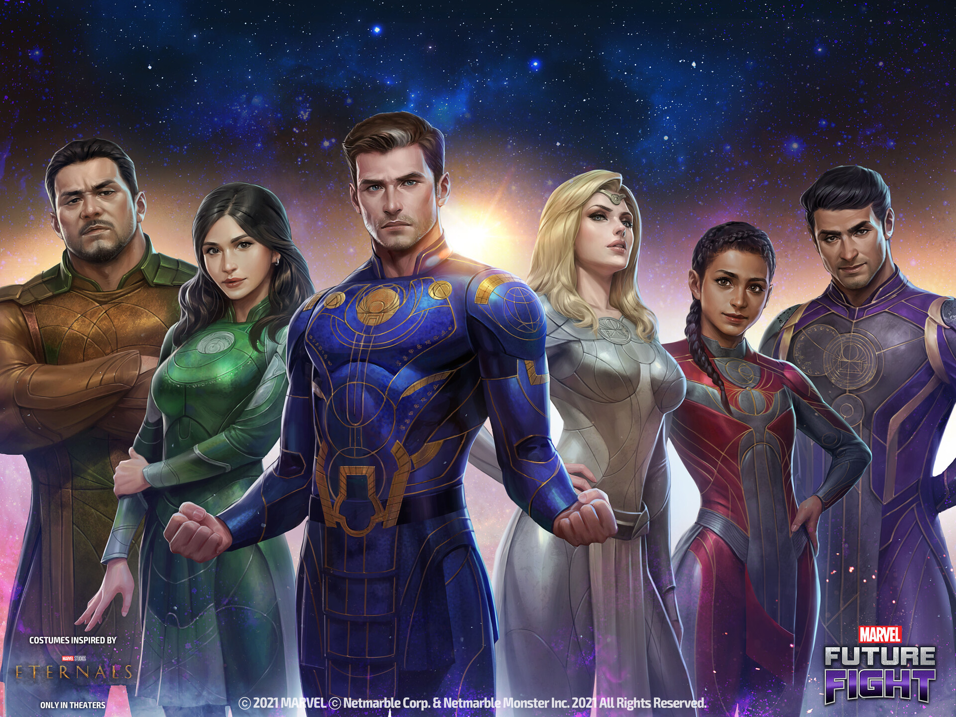 Marvel Eternals Artwork Wallpapers