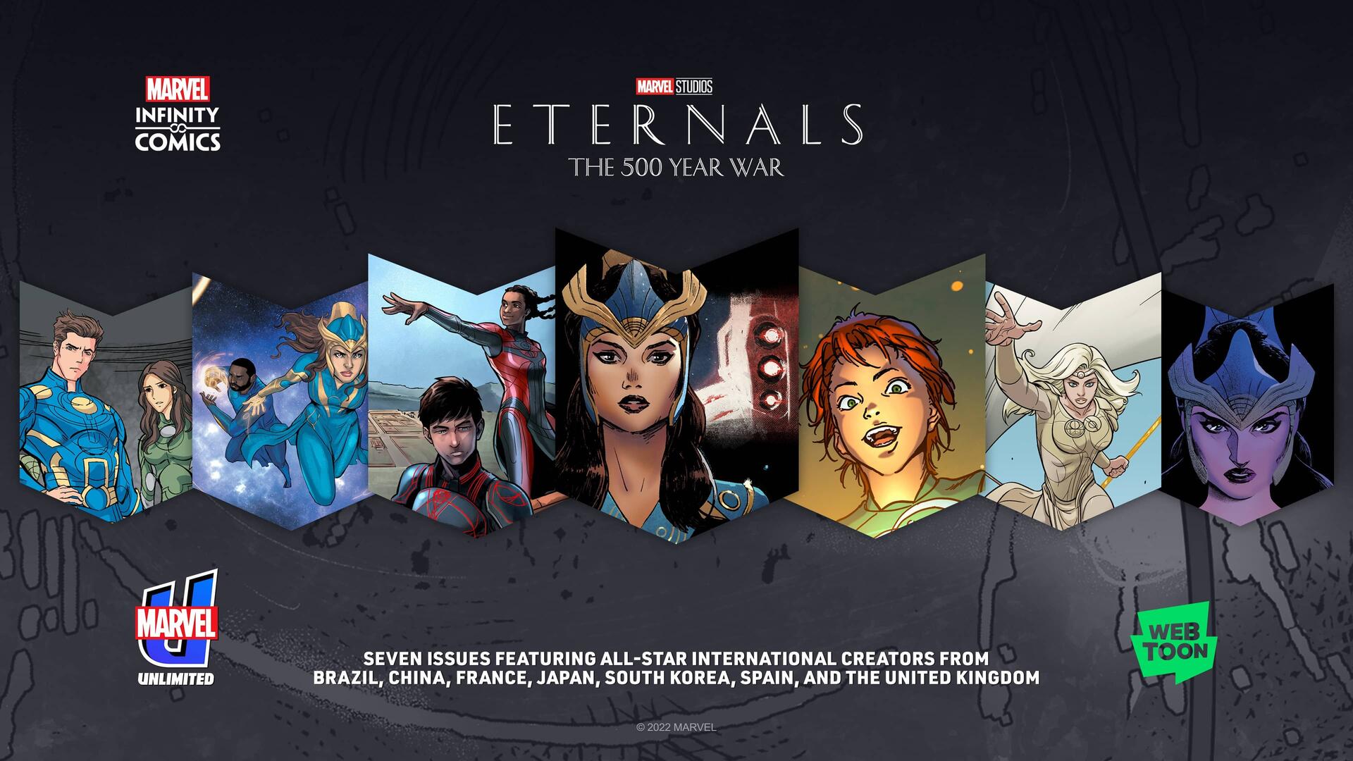 Marvel Eternals Artwork Wallpapers