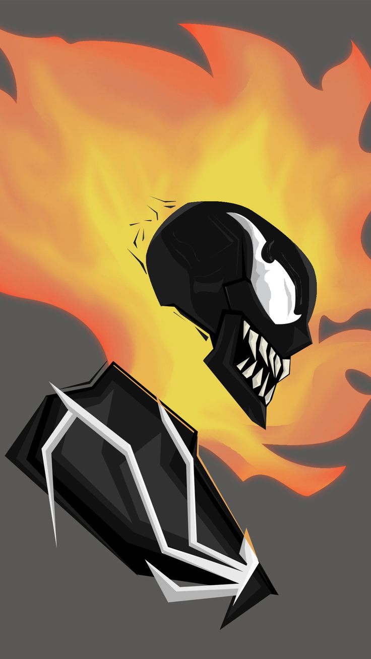 Marvel Ghost Rider Minimalist Wallpapers