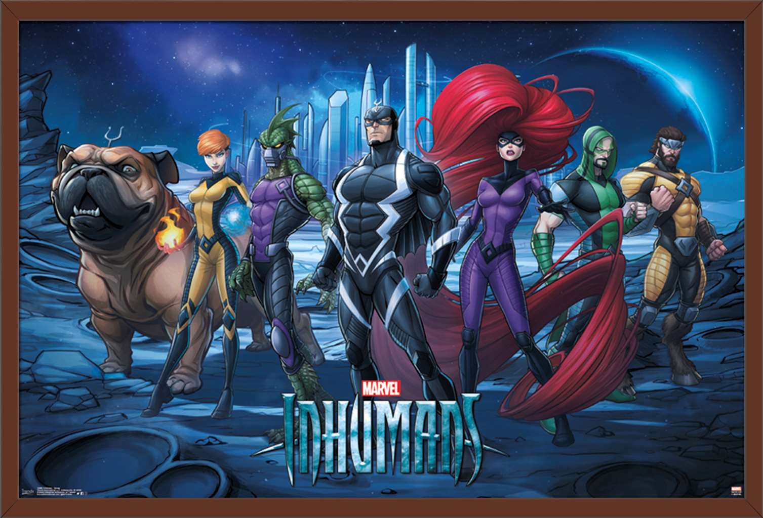 Marvel Inhumans Artwork Poster Wallpapers