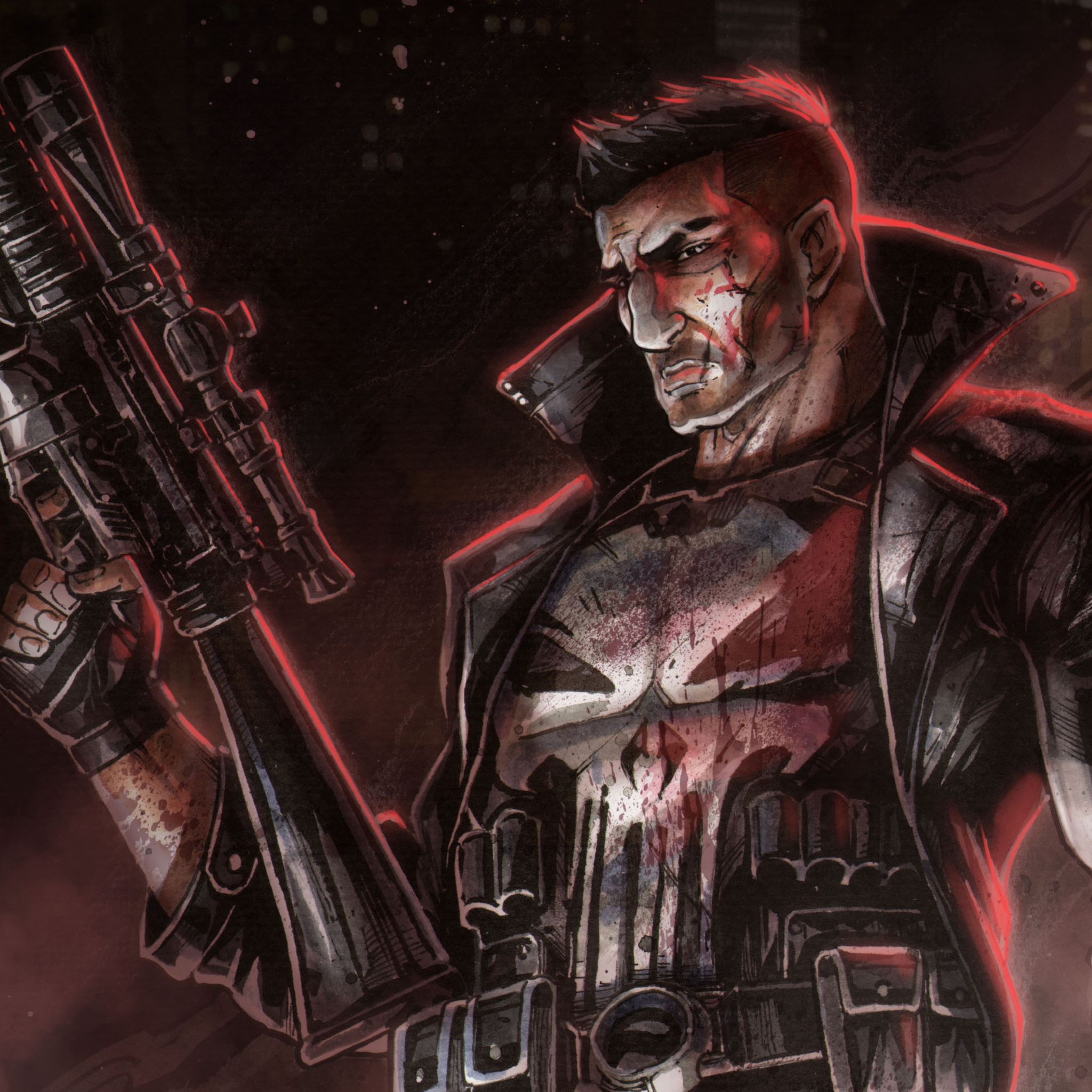 Marvel Punisher Art 2020 Wallpapers