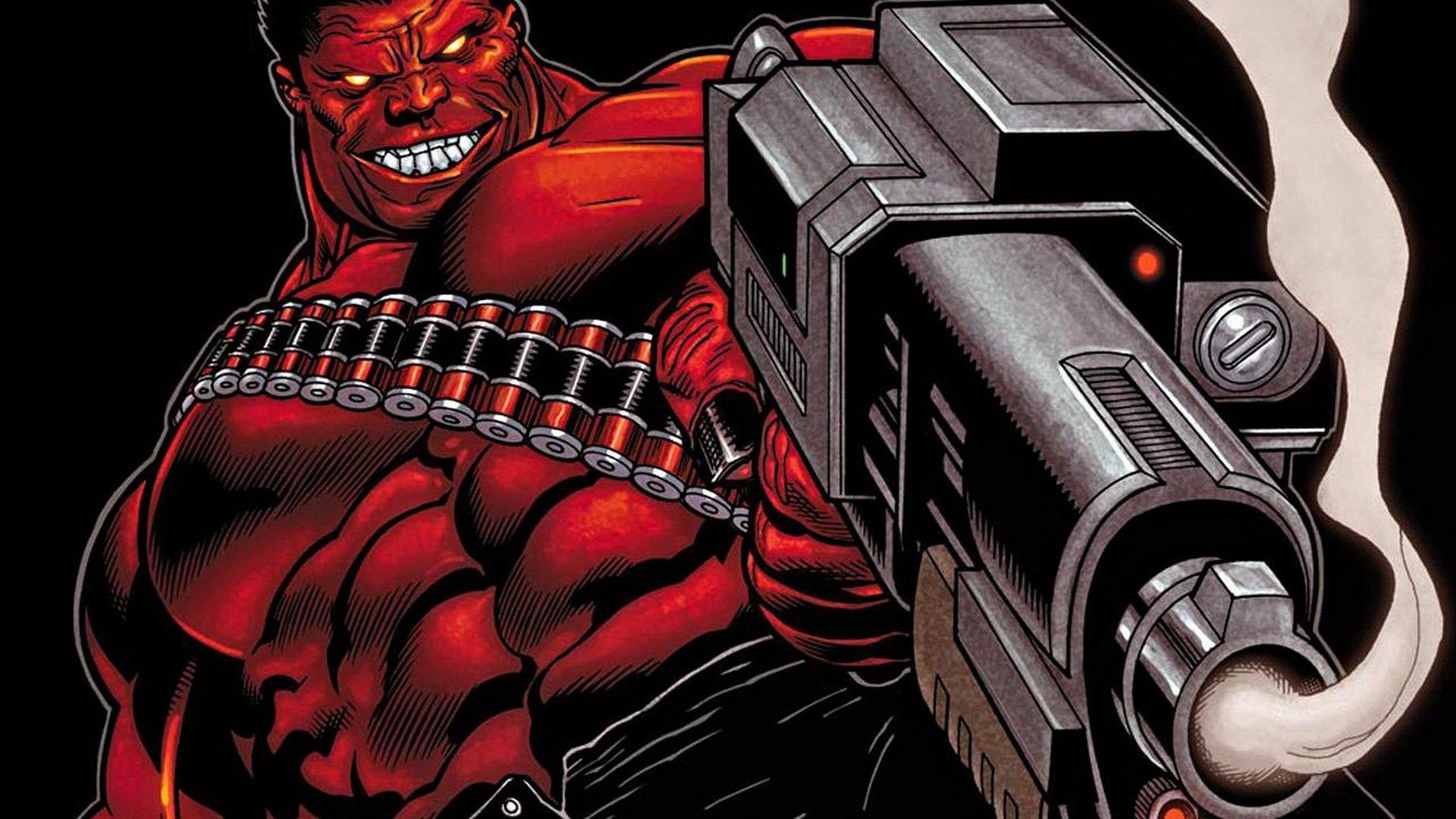 Marvel Red Hulk Art 4K Wallpapers