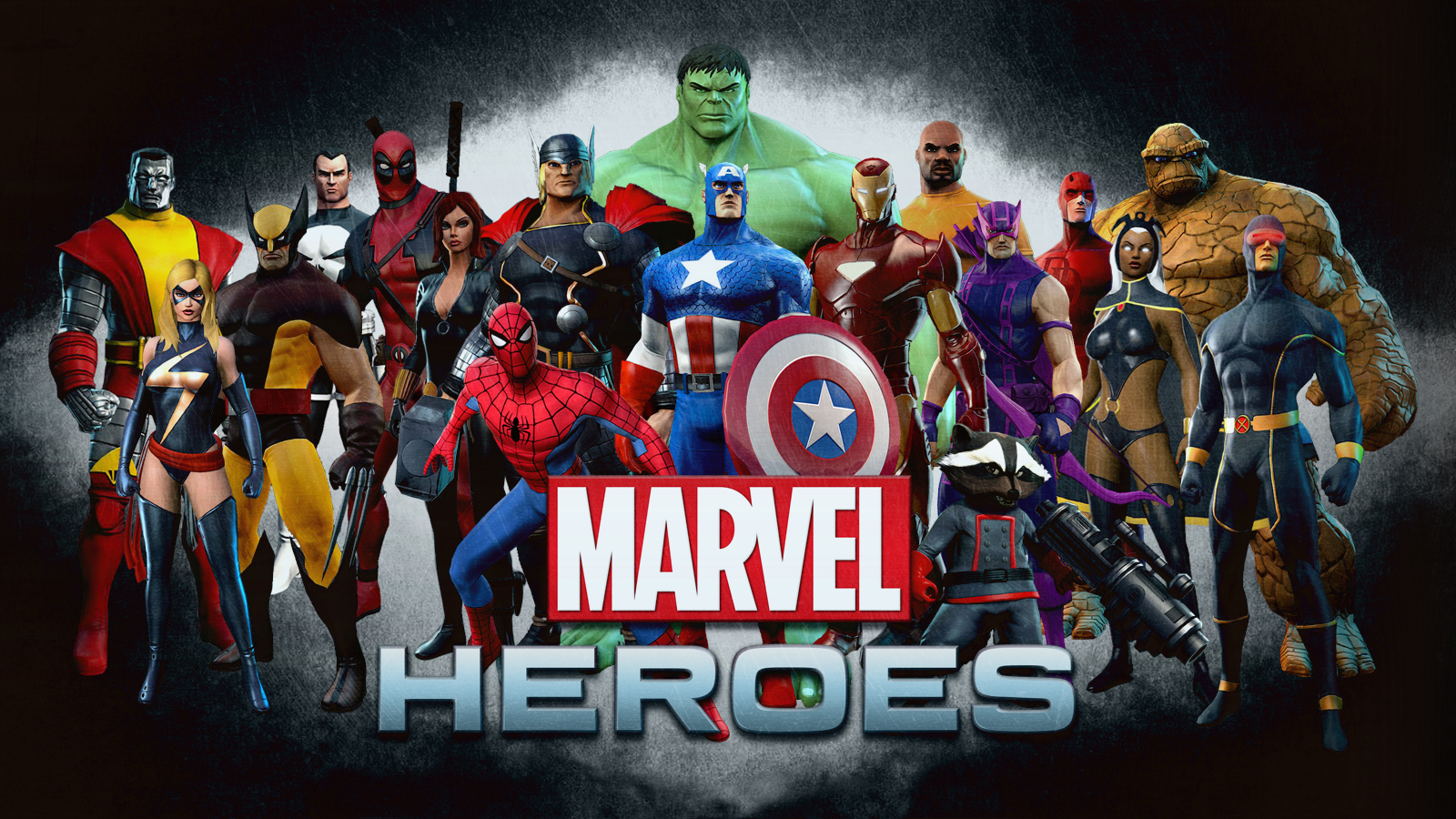 Marvel Superheroes Background