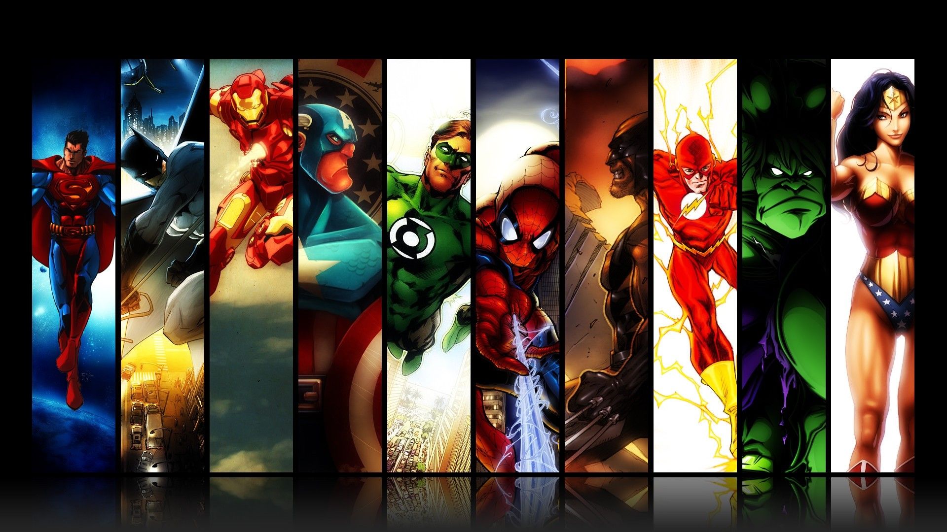 Marvel Superheroes Background