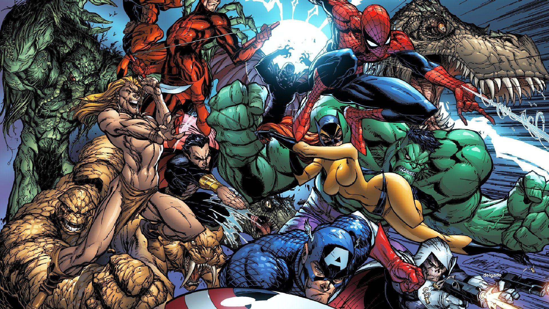 Marvel Universe 1920X1080 Wallpapers