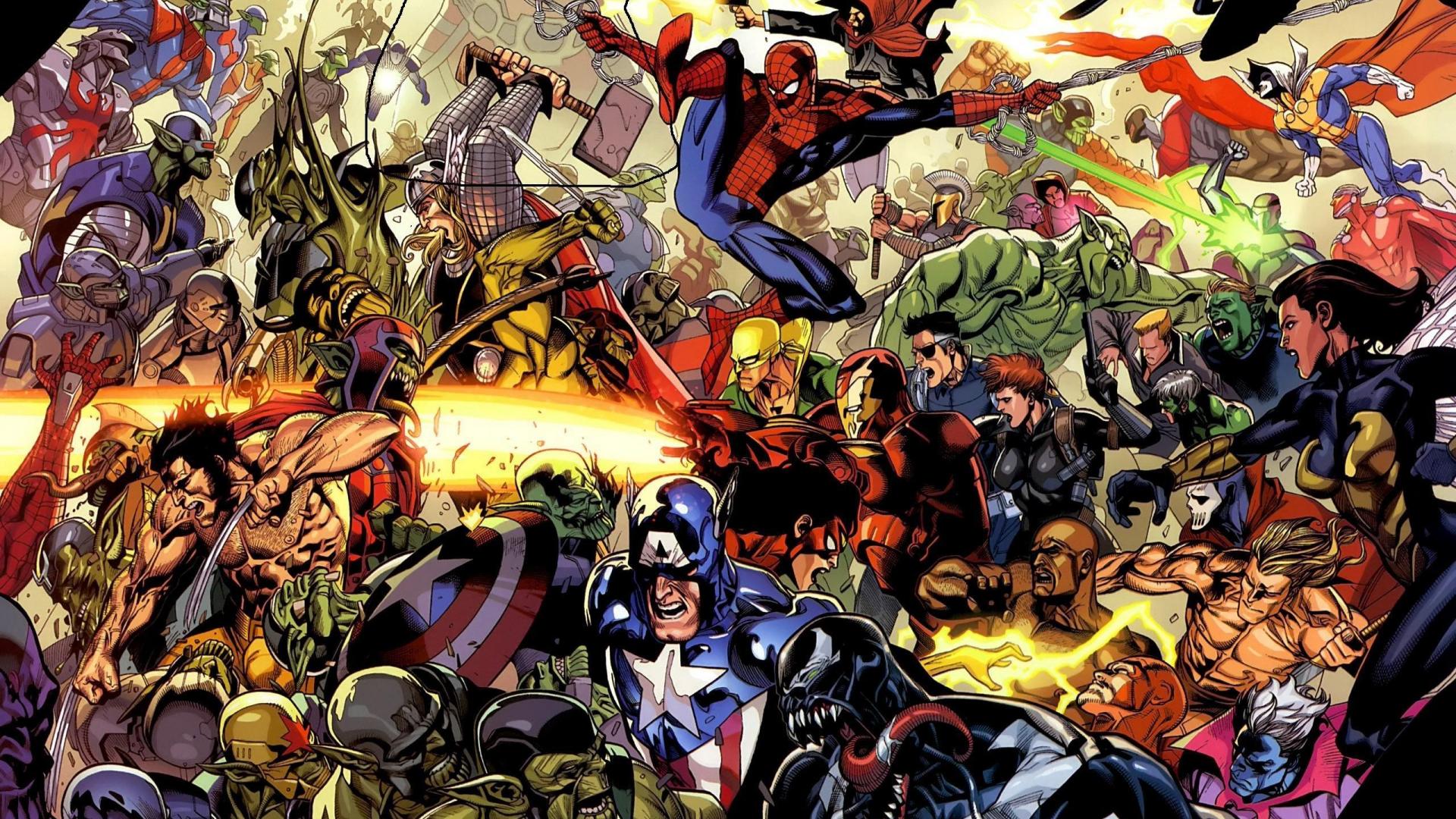 Marvel Universe 1920X1080 Wallpapers
