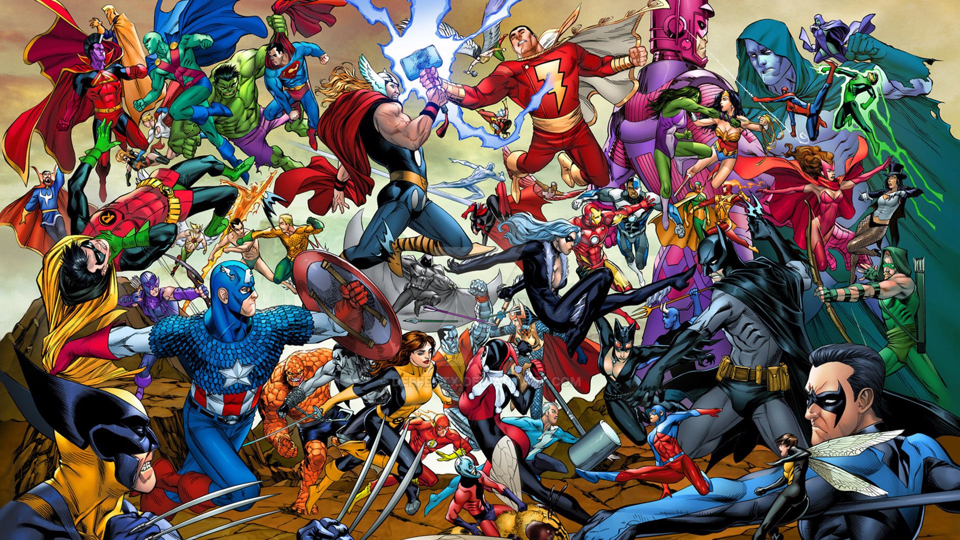 Marvel Universe 1920X1080 Wallpapers