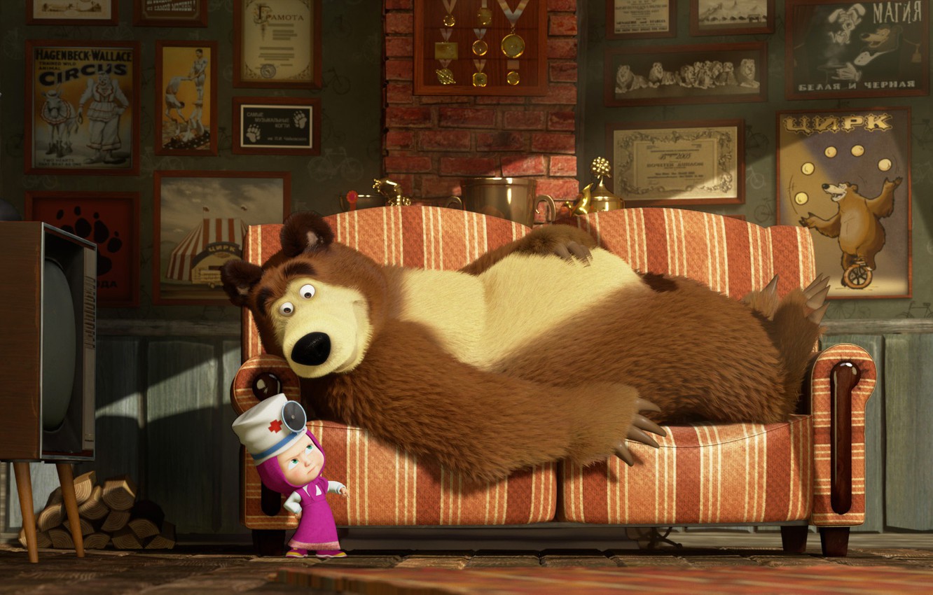 Masha And The Bear Wallpapers