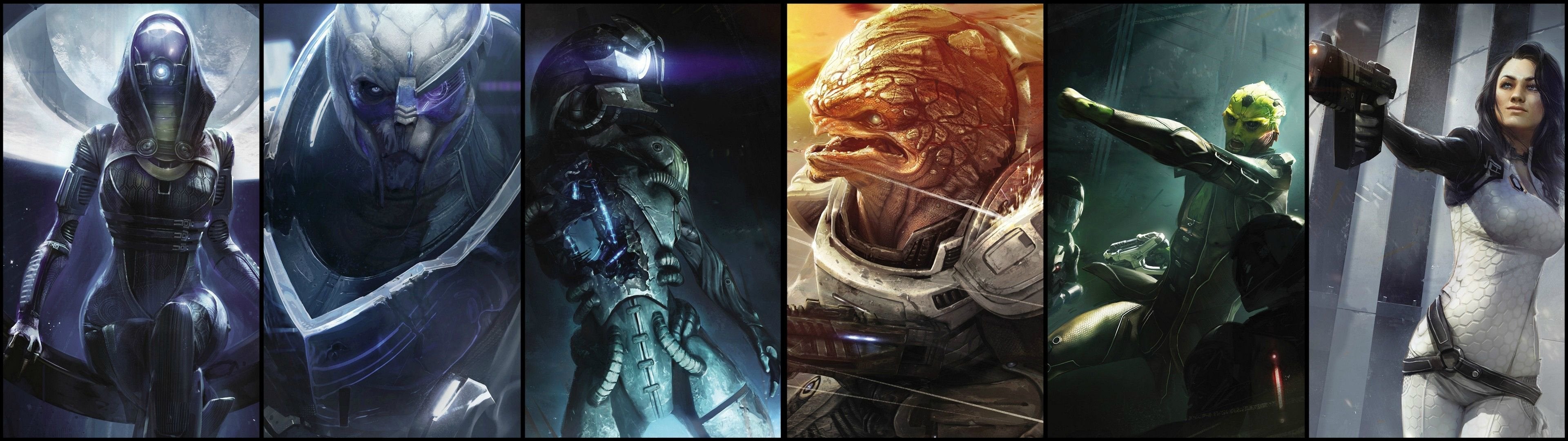 Mass Effect Dual Monitor Wallpapers