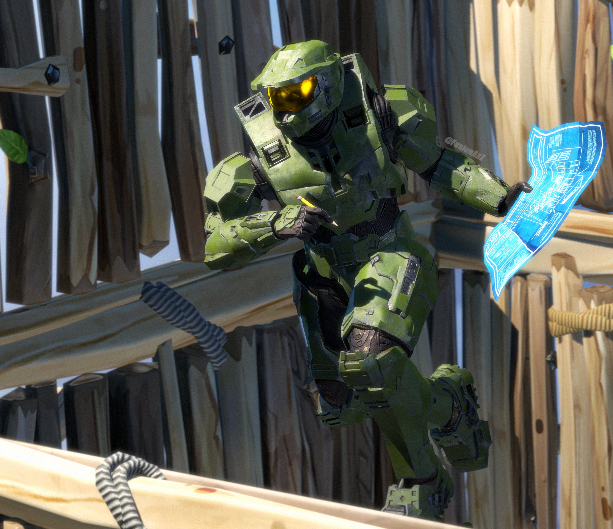 Master Chief Fortnite Wallpapers