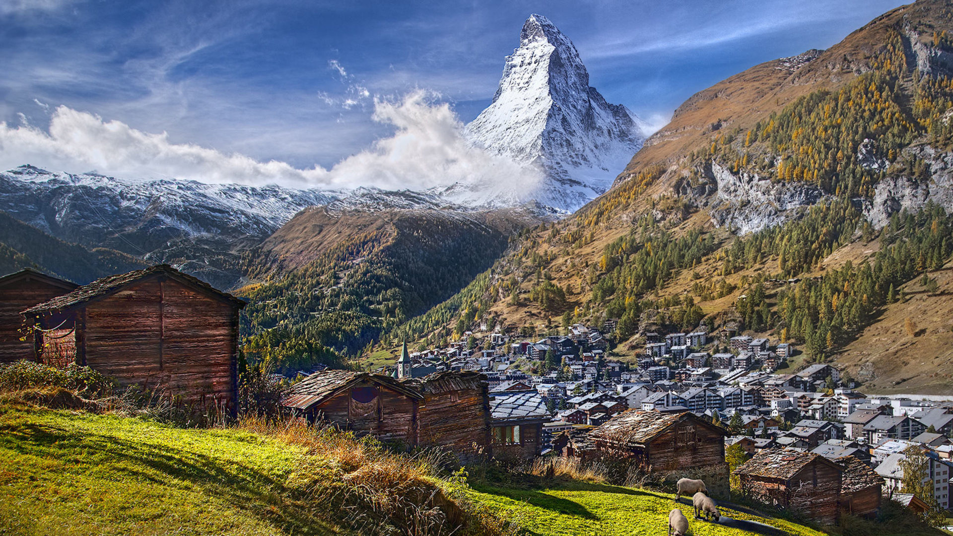 Matterhorn Hd Mountain Alps Wallpapers