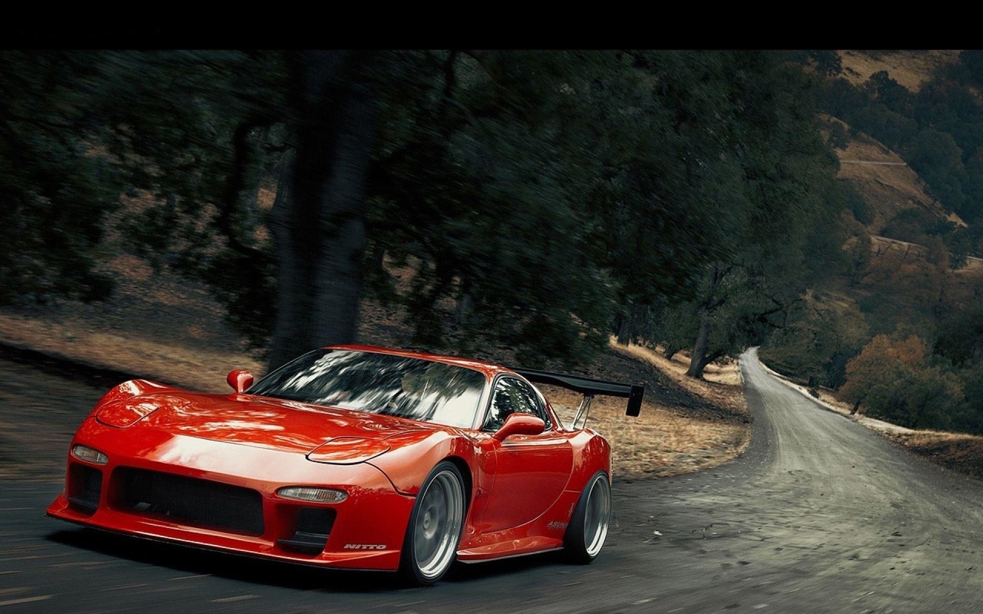 Mazda Rx-7 Digital Art Wallpapers