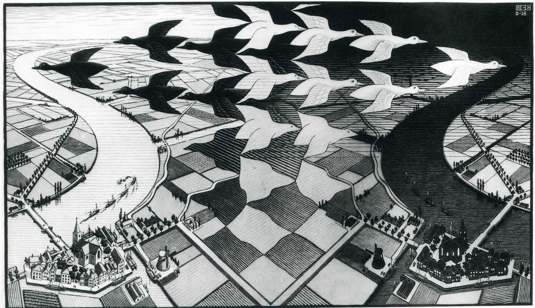 Mc Escher Wall Paper Wallpapers