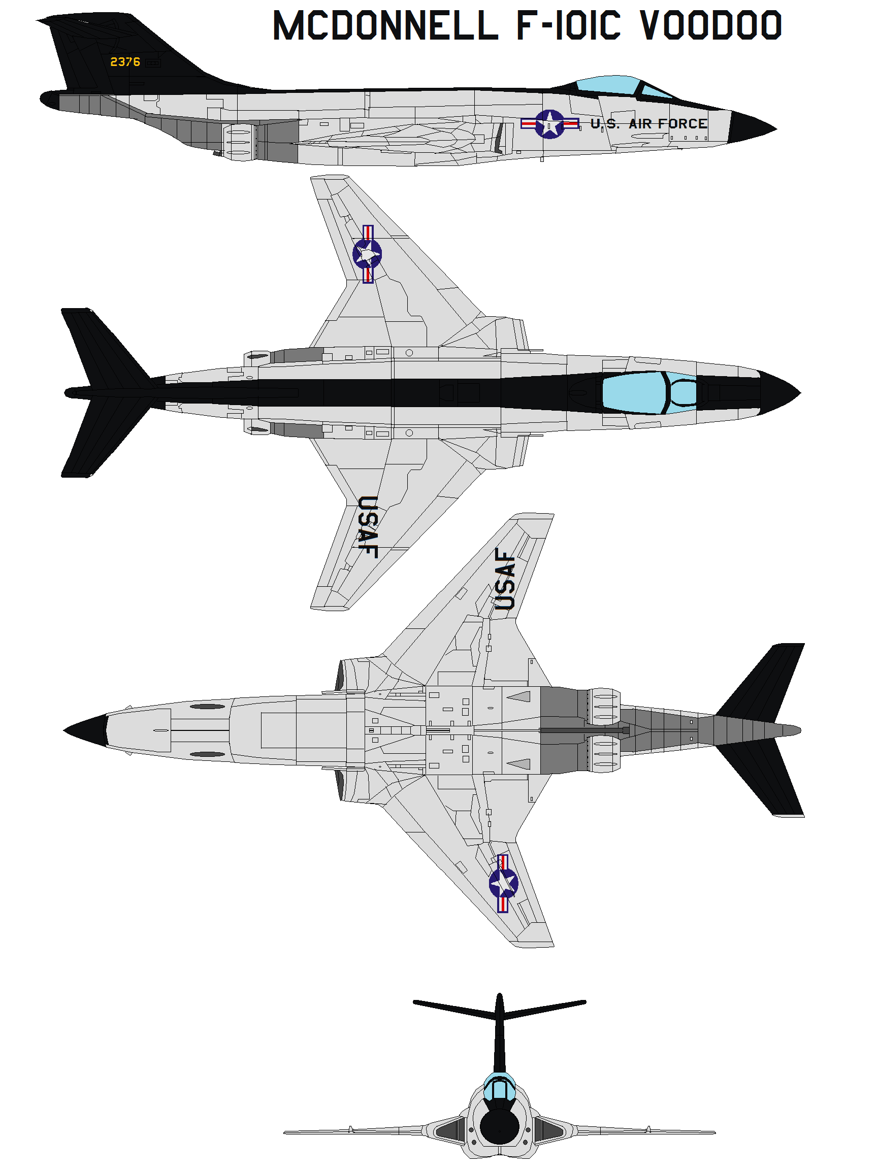 Mcdonnell F-101 Voodoo Wallpapers