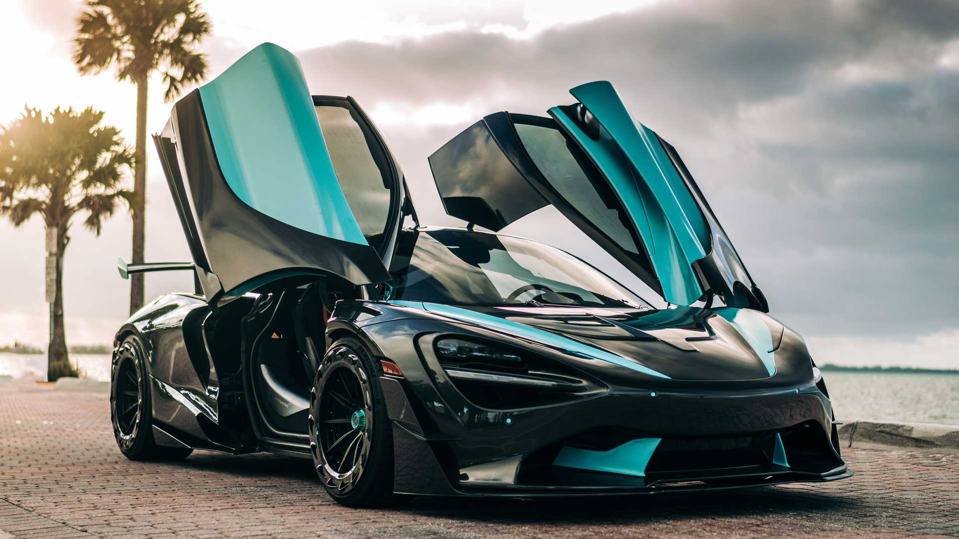 Mclaren Doors Up Modified Exhausts Wallpapers