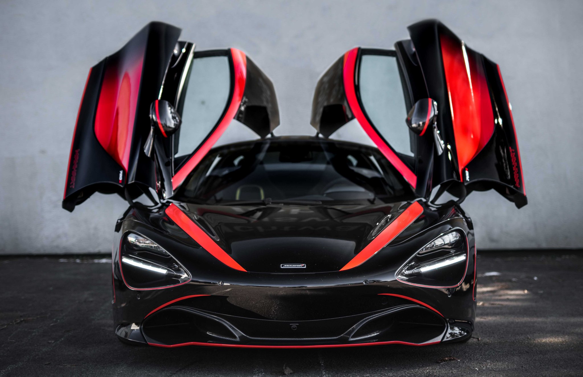 Mclaren Doors Up Modified Exhausts Wallpapers