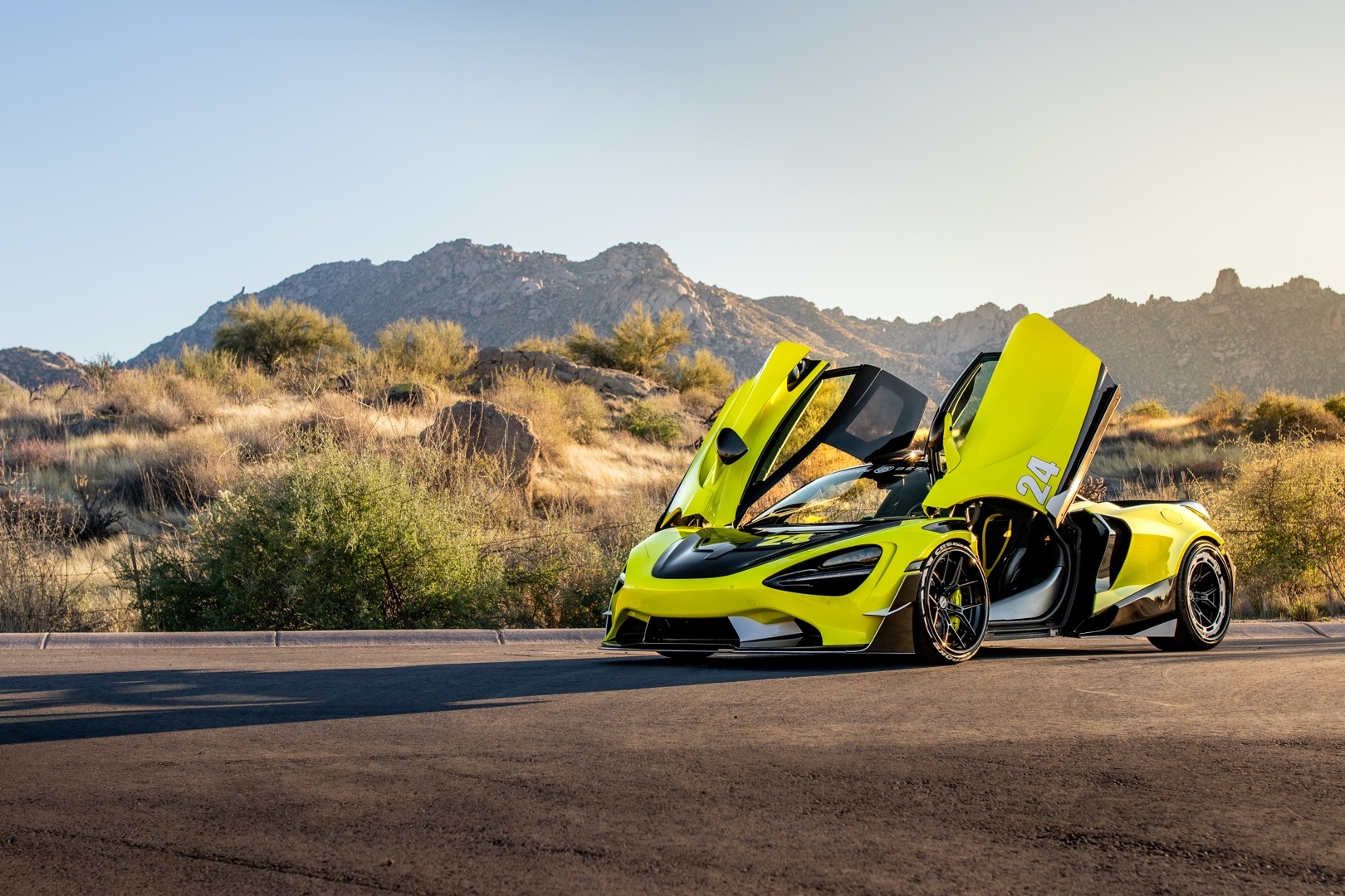 Mclaren Doors Up Modified Exhausts Wallpapers