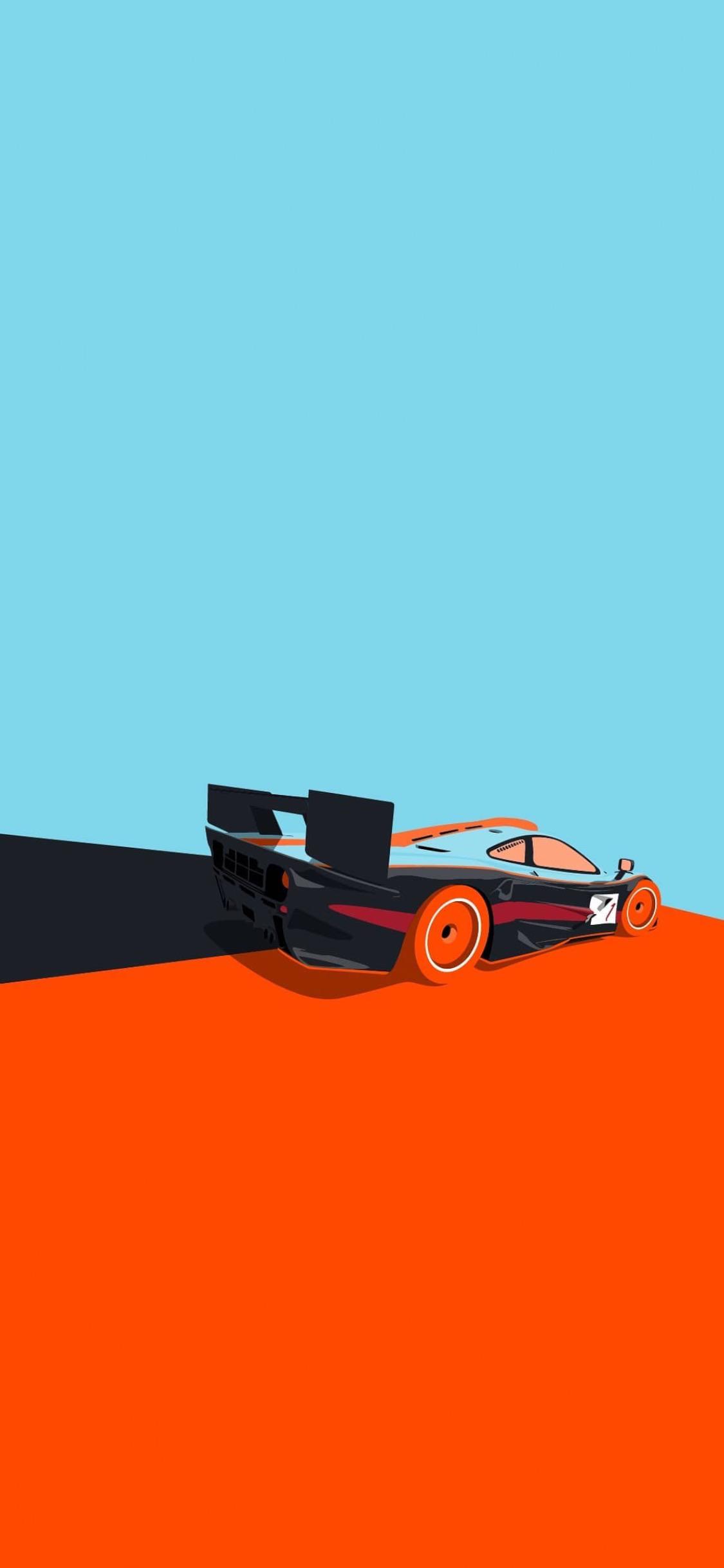 Mclaren F1 Minimalism Wallpapers