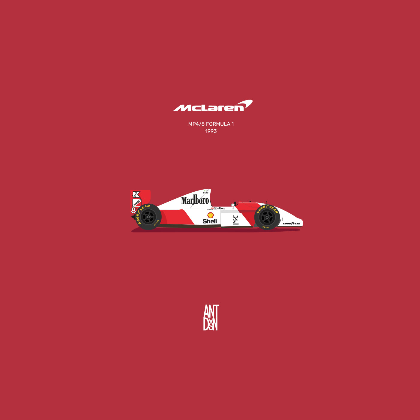 Mclaren F1 Minimalism Wallpapers