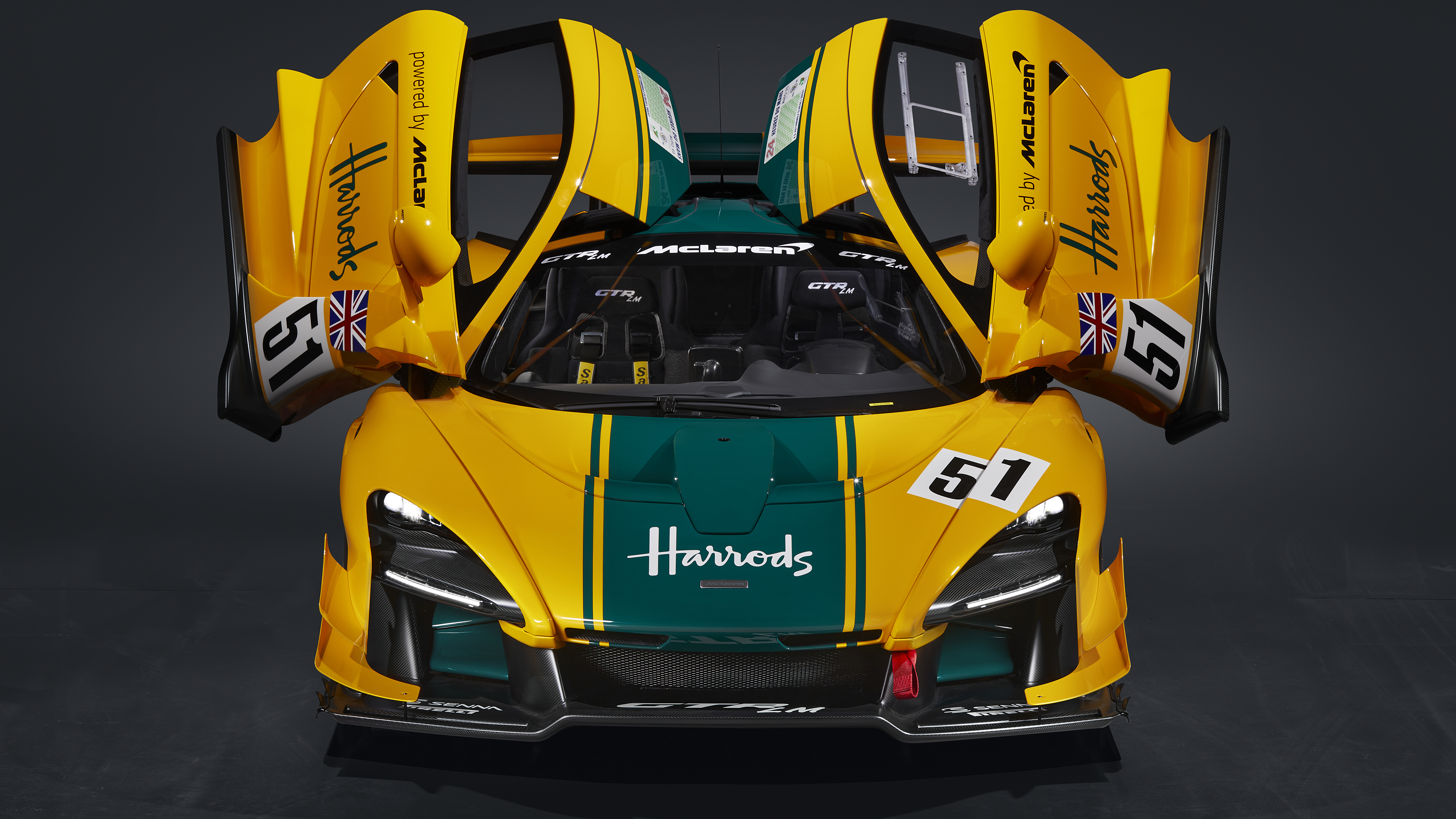 Mclaren Senna Gtr Lm 825/6 Harrods Wallpapers