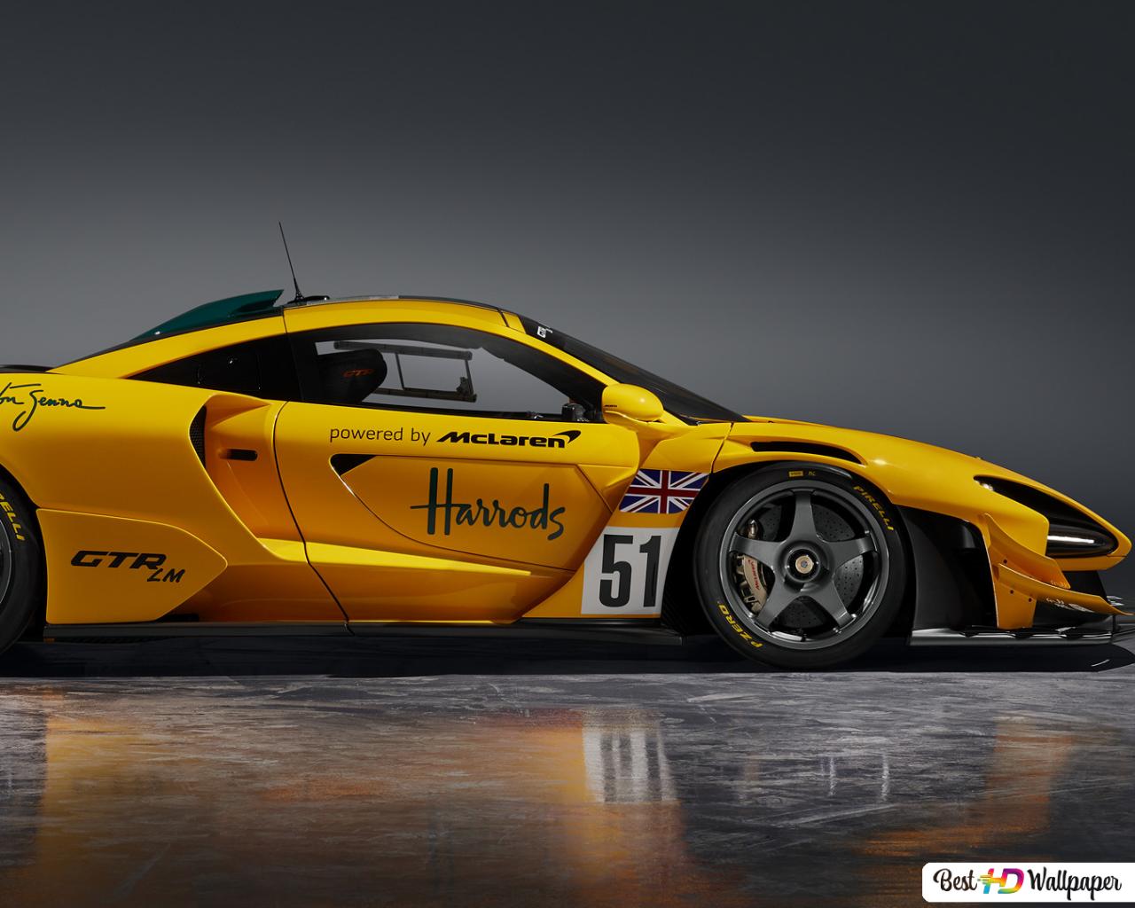 Mclaren Senna Gtr Lm 825/6 Harrods Wallpapers