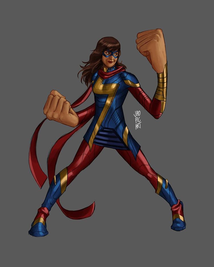 Mcu Kamala Khan As Ms. Marvel Wallpapers