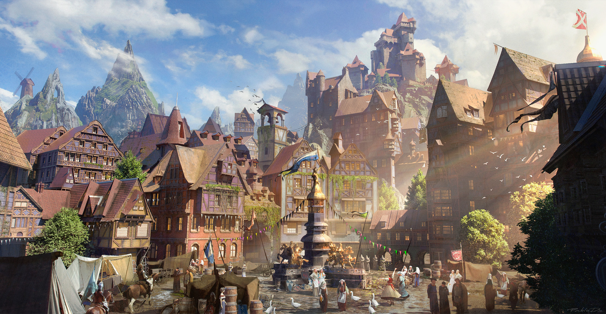 Medieval City Wallpapers