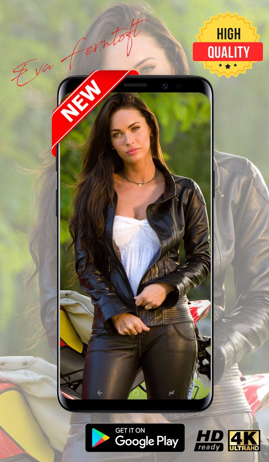 Megan Fox In Leather Wallpapers