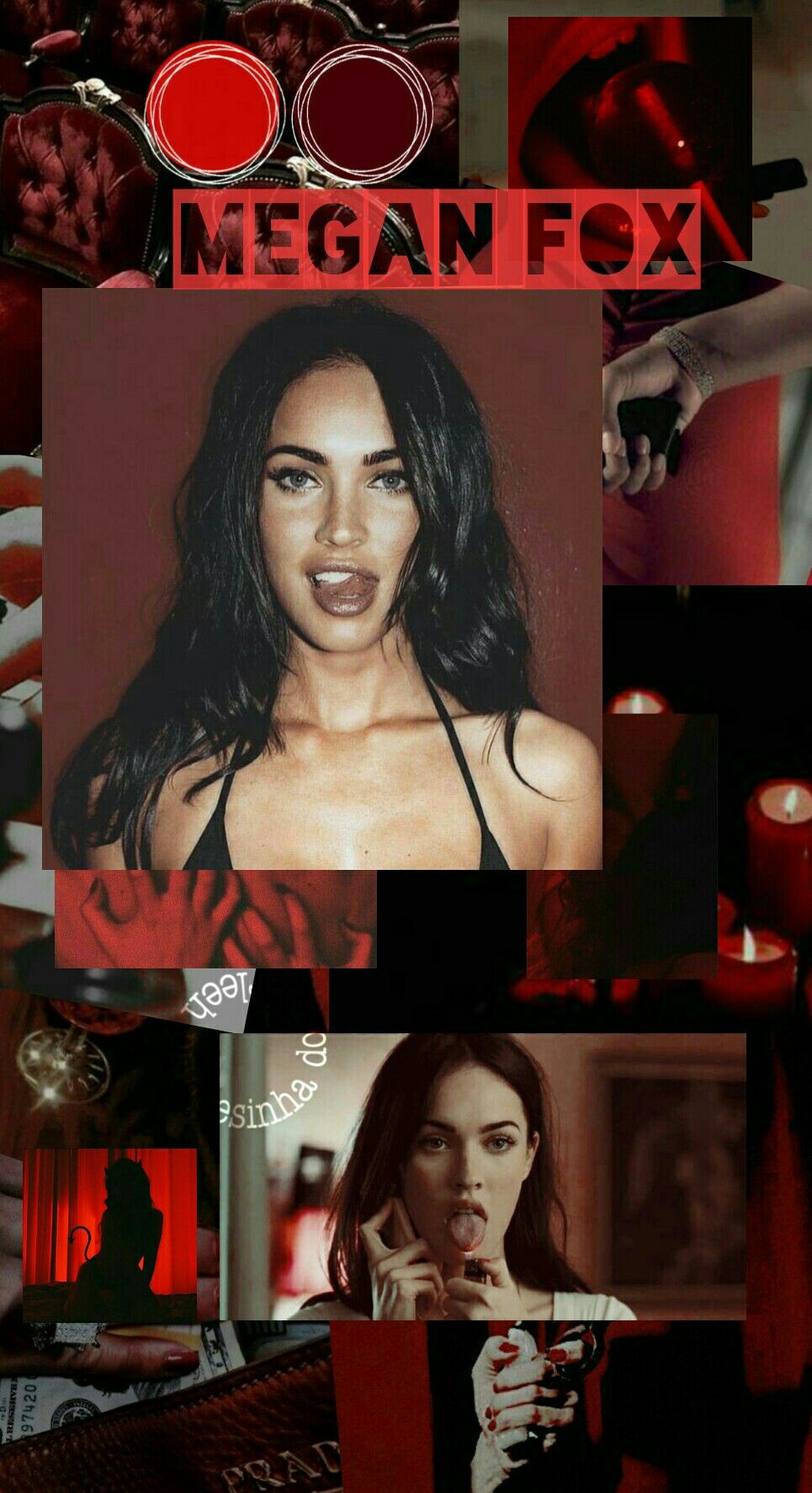 Megan Fox In Leather Wallpapers