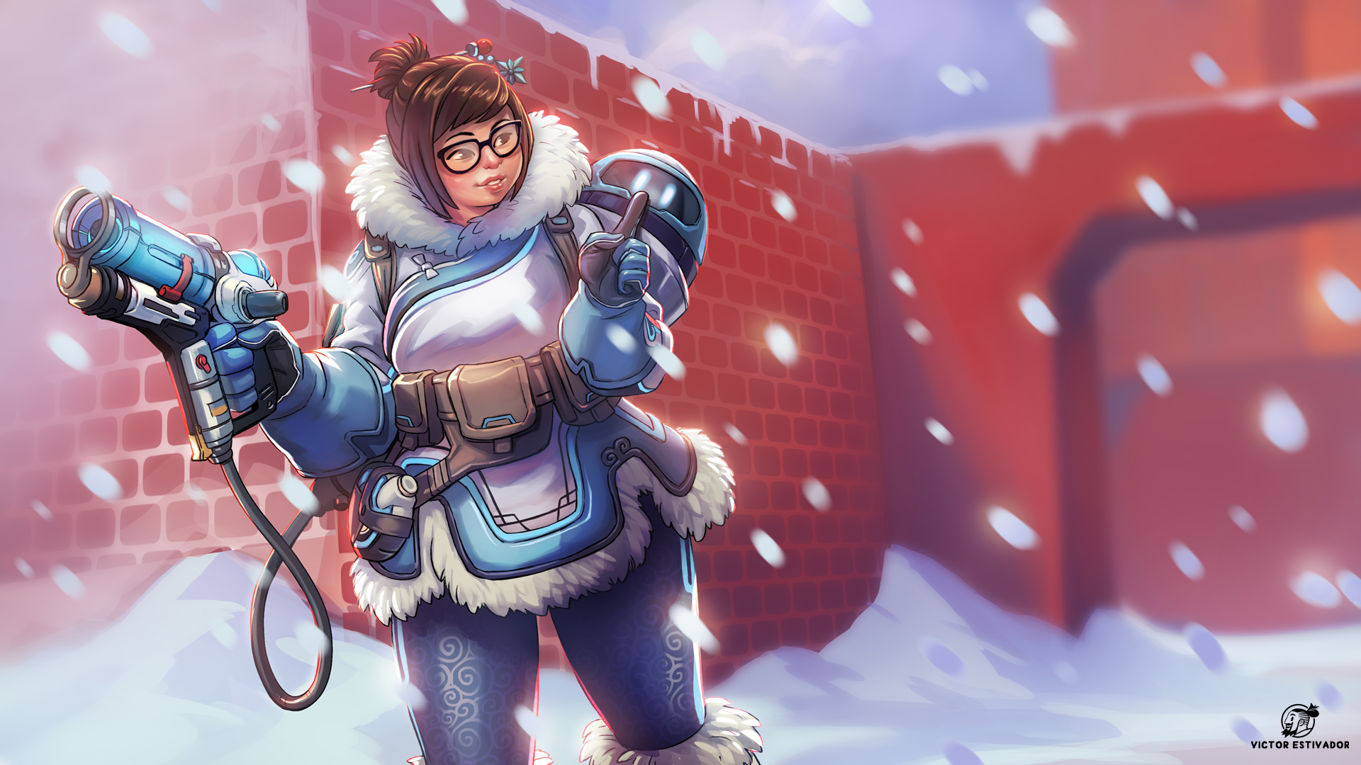 Mei Overwatch Background