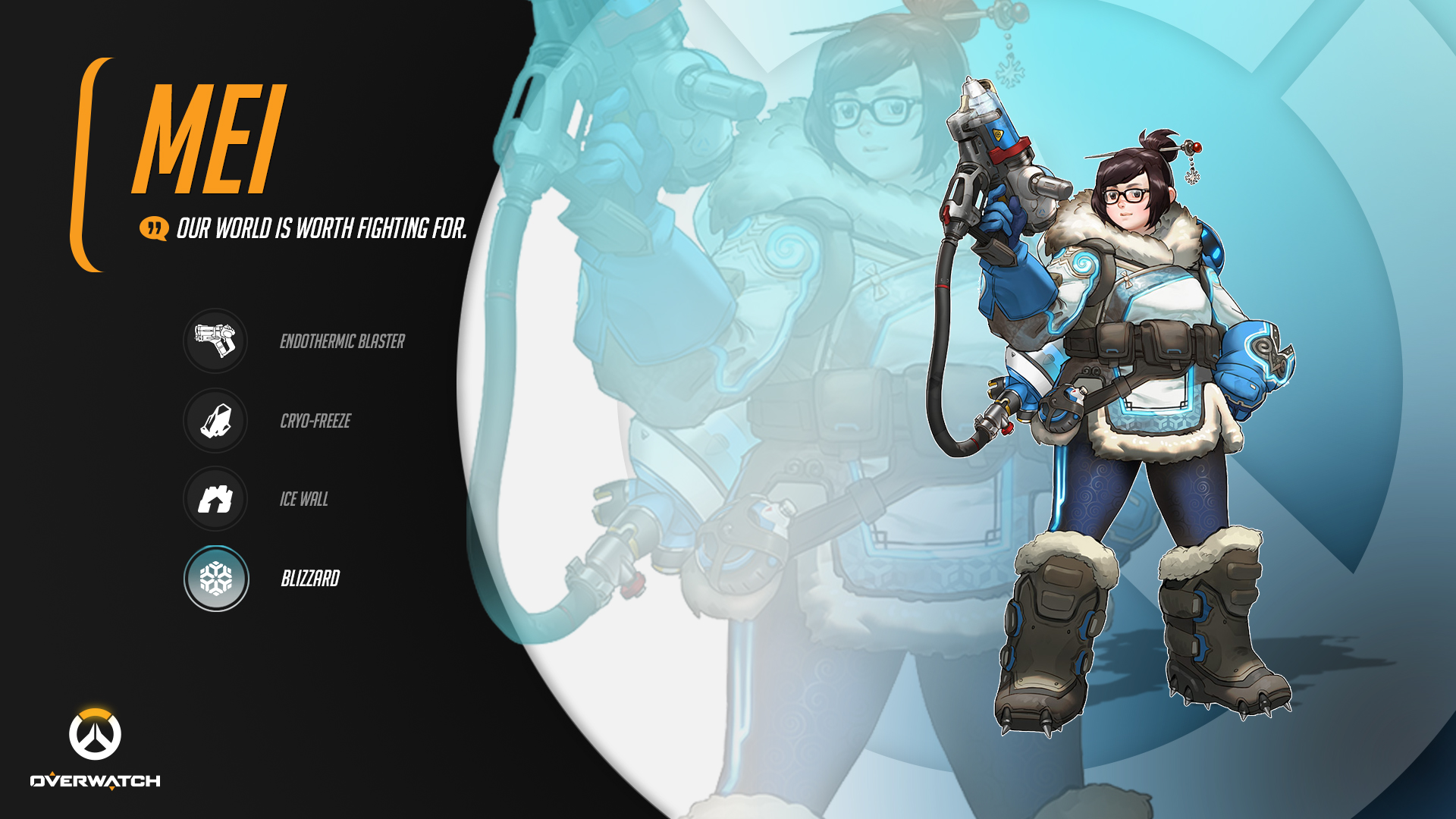 Mei Overwatch Background