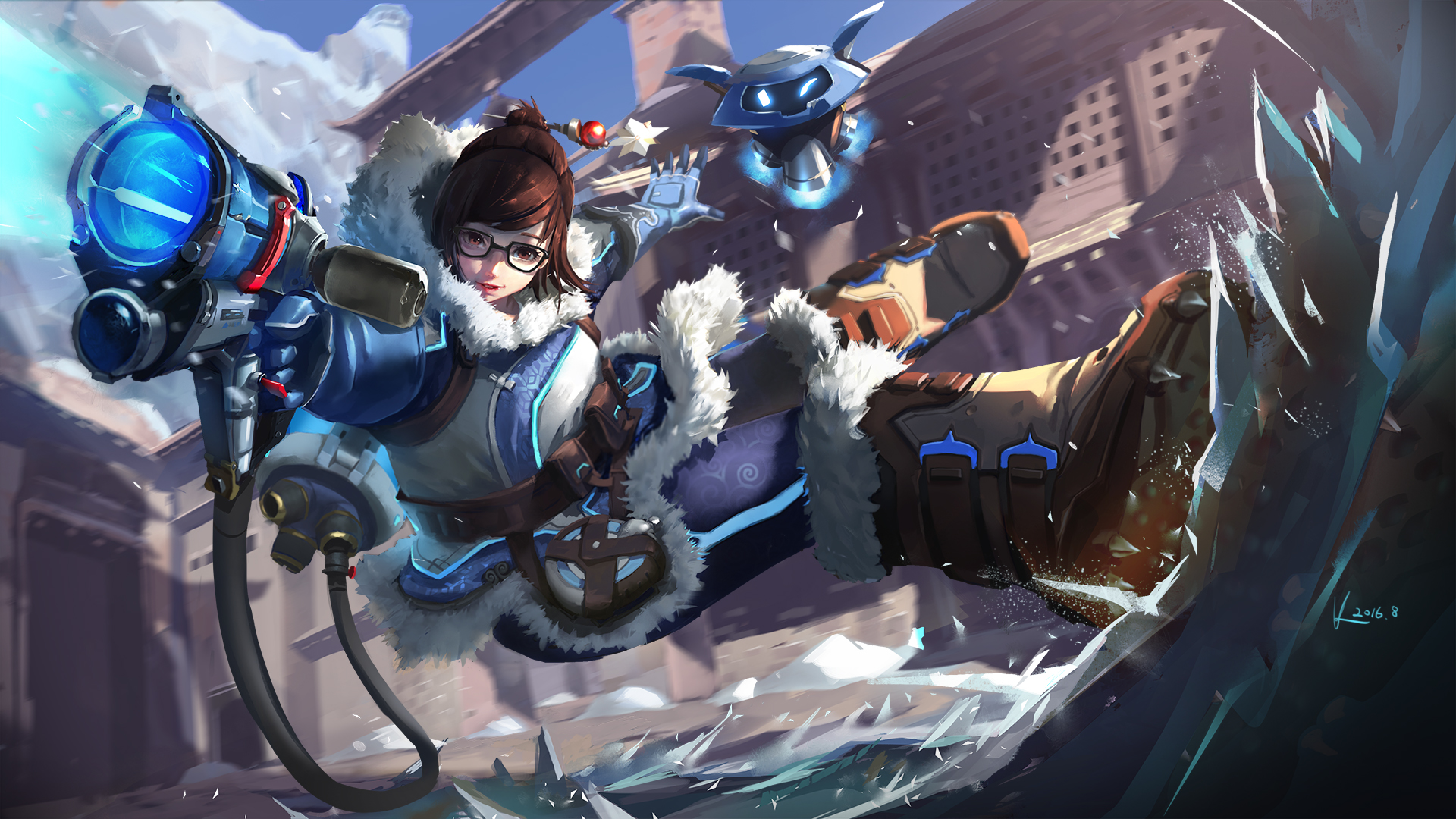 Mei Overwatch Background