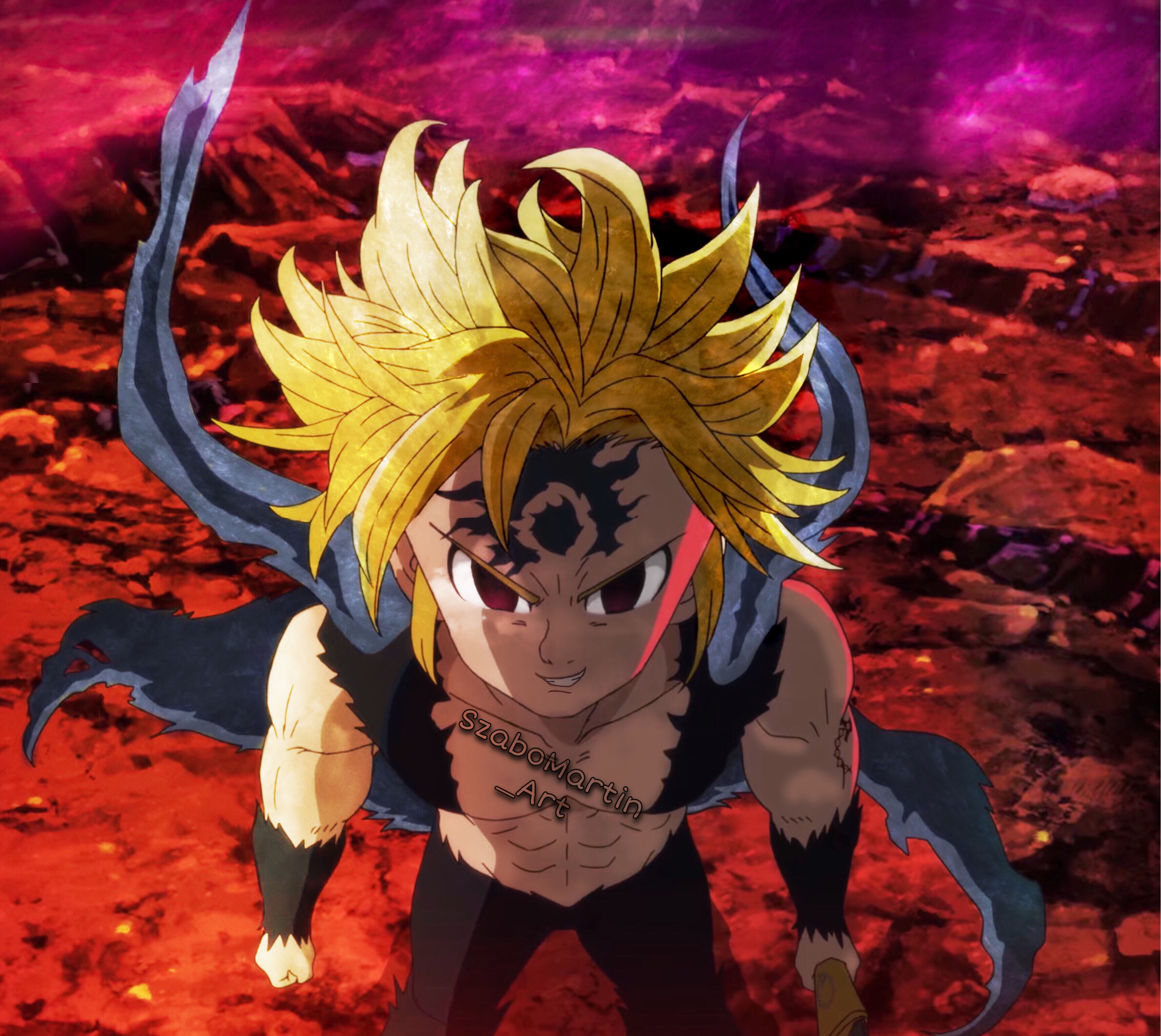 Meliodas Assault Mode Wallpapers