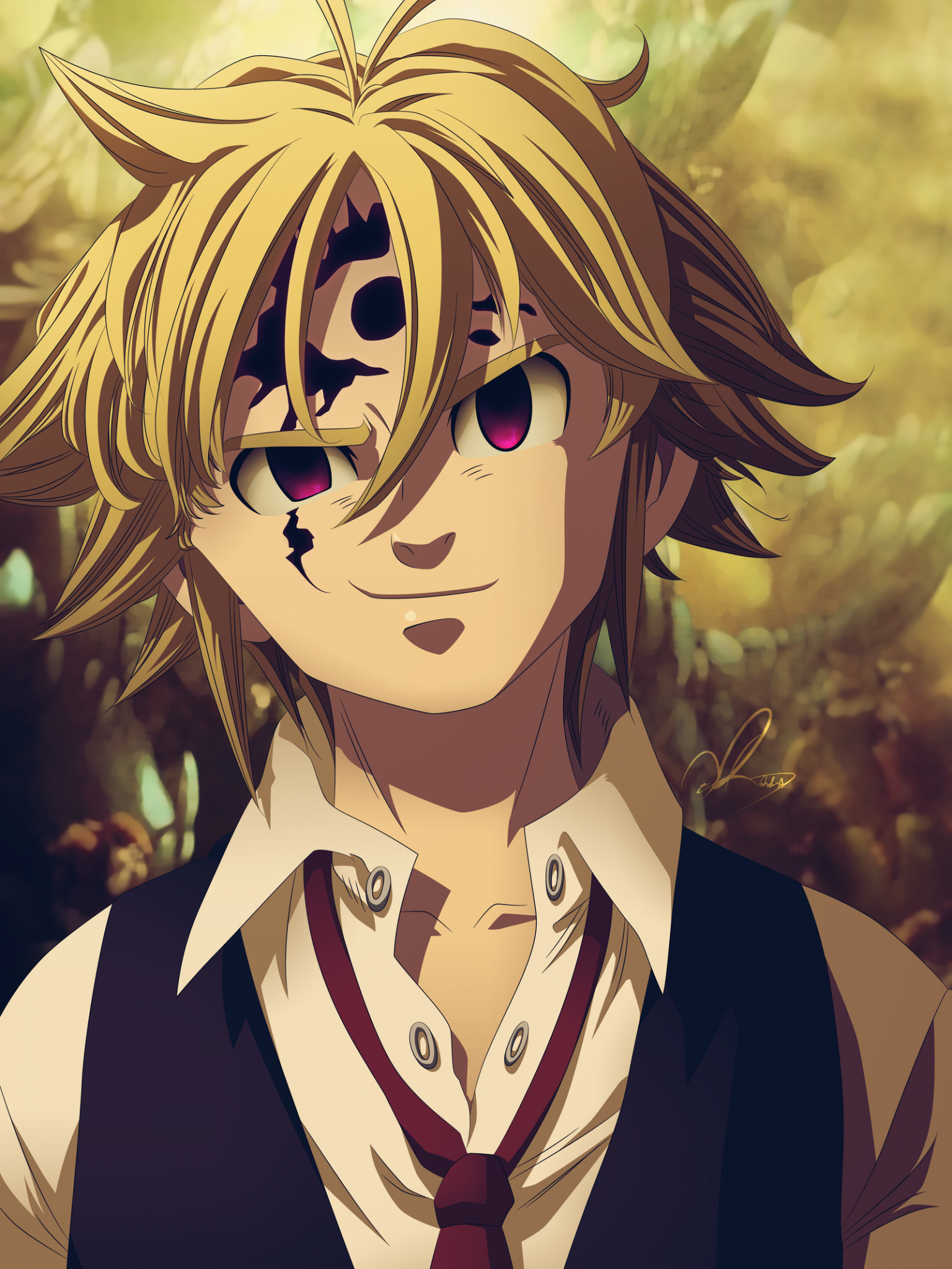 Meliodas From Demon The Seven Deadly Sins Wallpapers